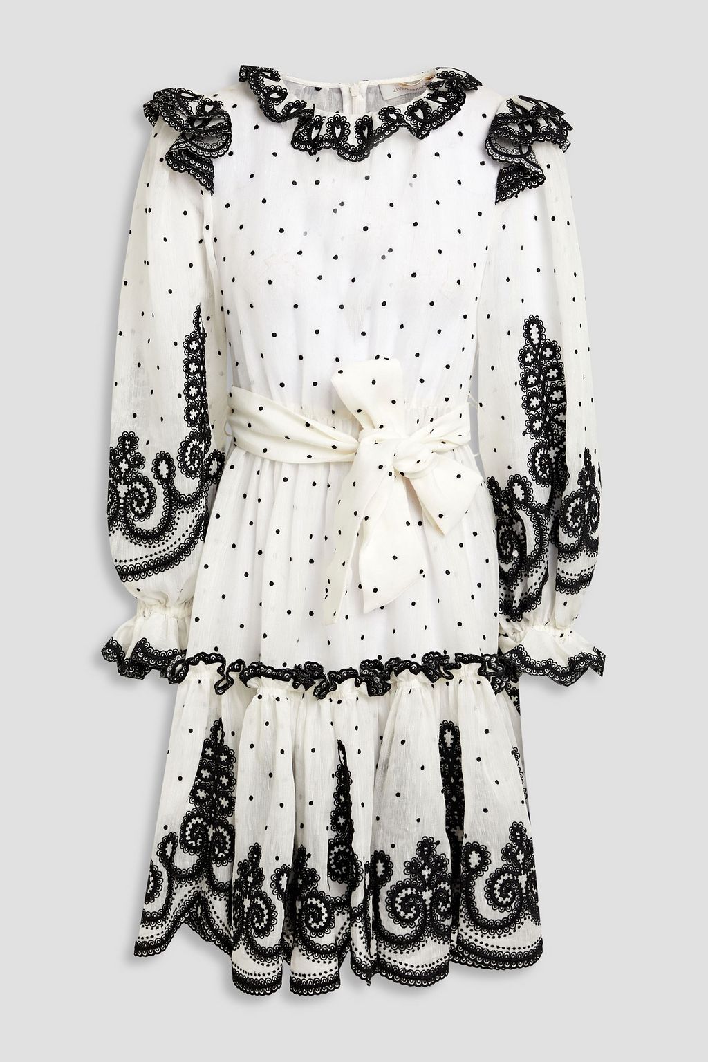 Zimmermann black and white dress hotsell