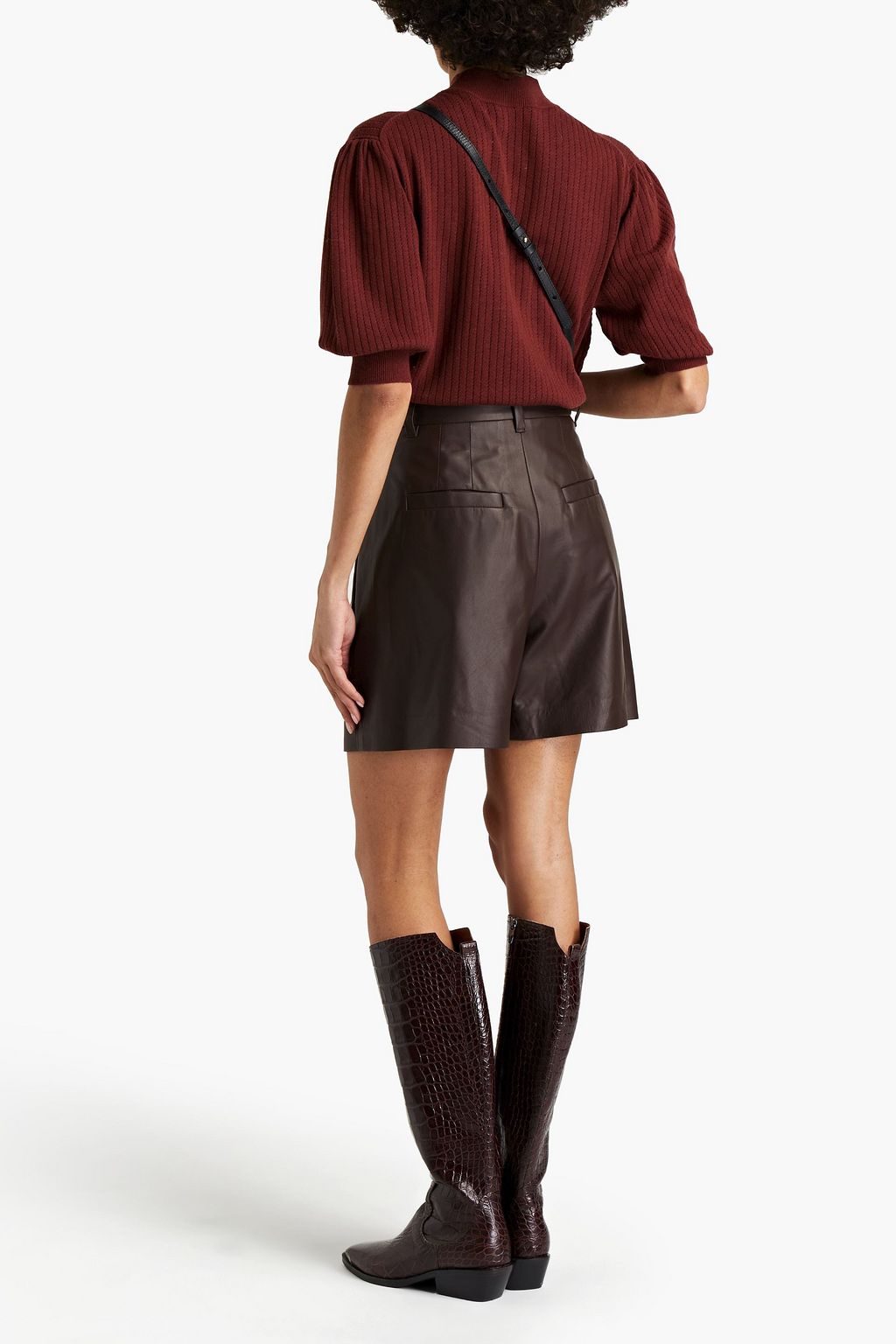 SEE BY CHLOÉ Pointelle-knit wool and cotton-blend sweater