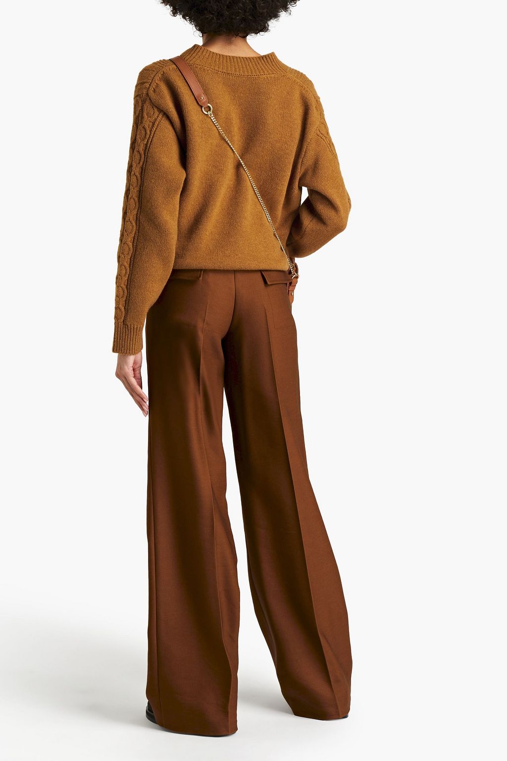 SEE BY CHLOÉ Cable-knit wool-blend sweater