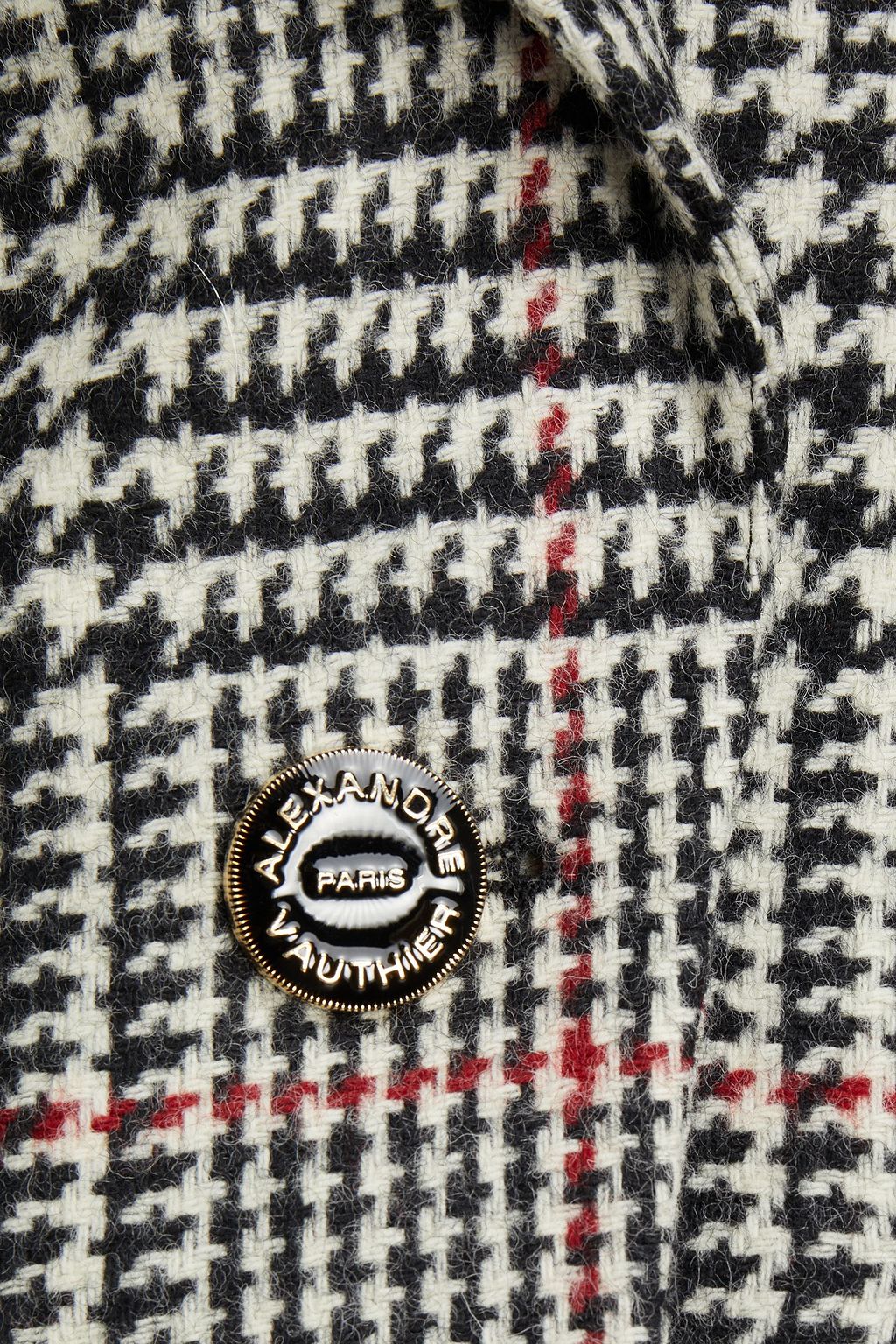ALEXANDRE VAUTHIER Prince of Wales checked wool-tweed blazer