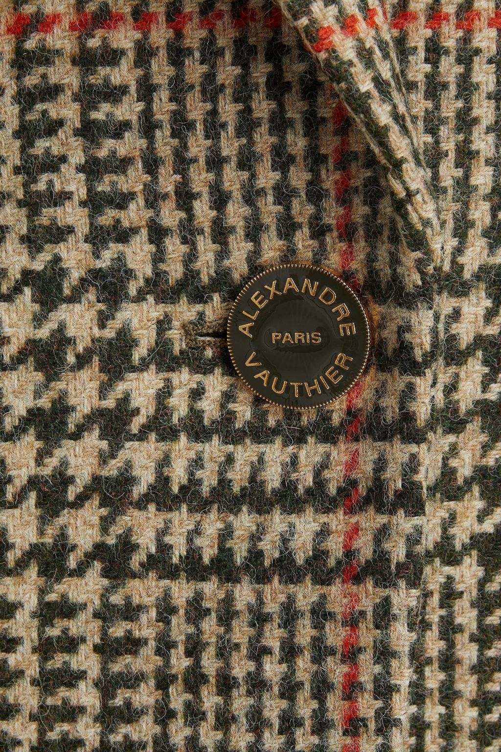 ALEXANDRE VAUTHIER Prince of Wales checked wool blazer