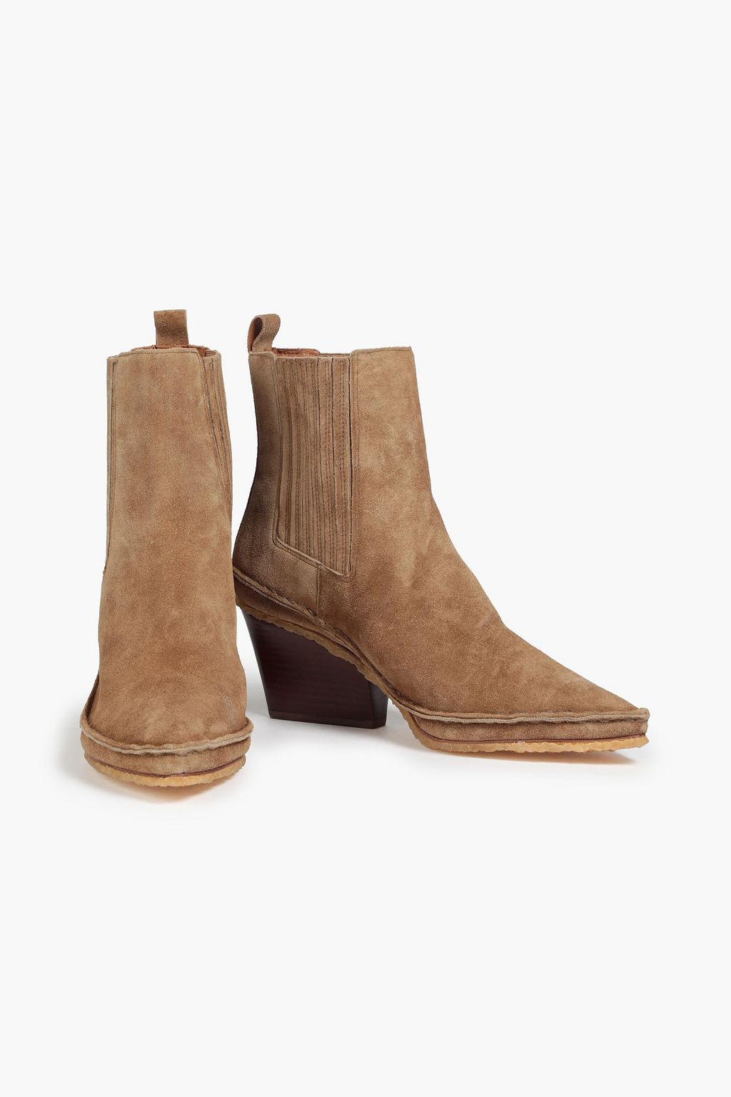 TORY BURCH Lila Ankle Boots aus Veloursleder