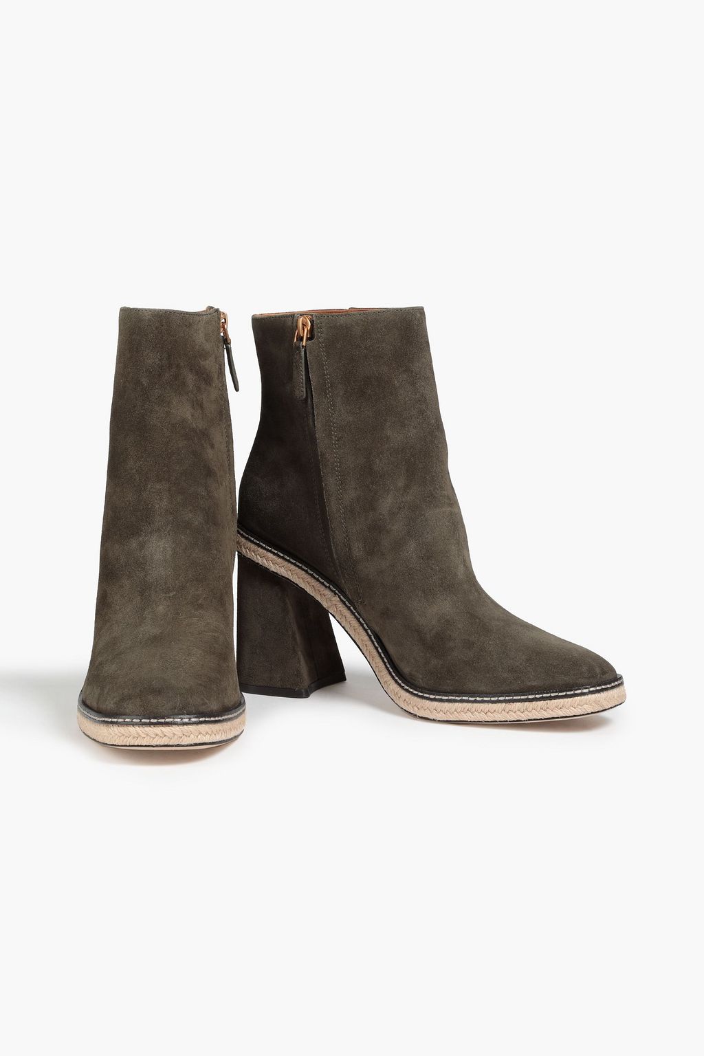TORY BURCH Suede espadrille ankle boots
