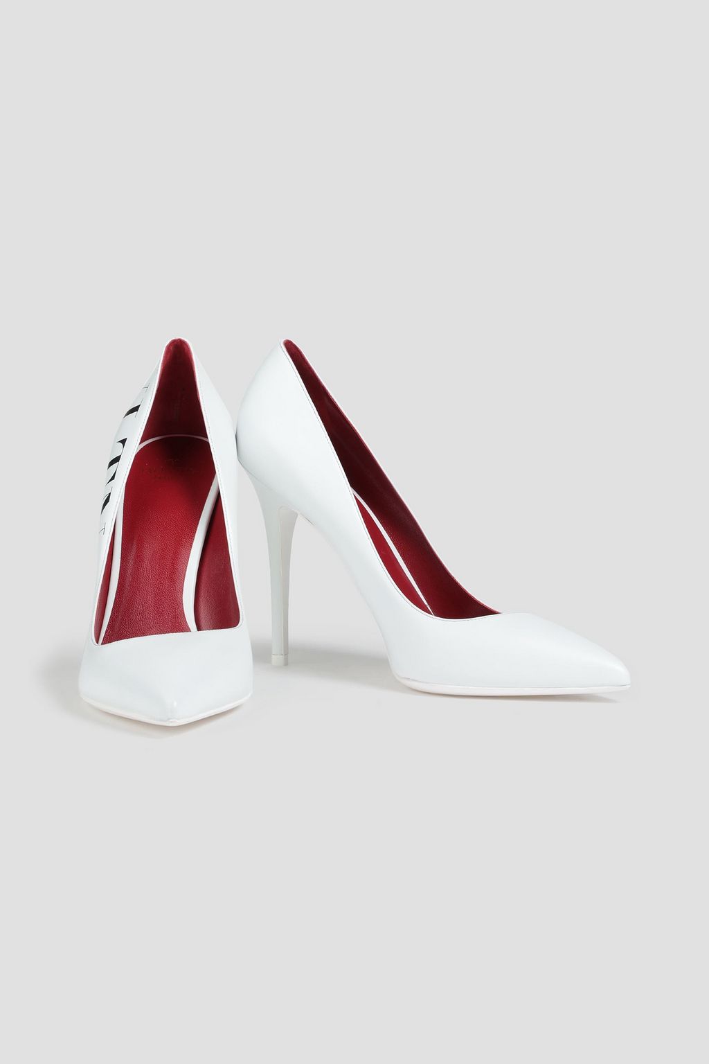 VALENTINO GARAVANI Printed leather pumps
