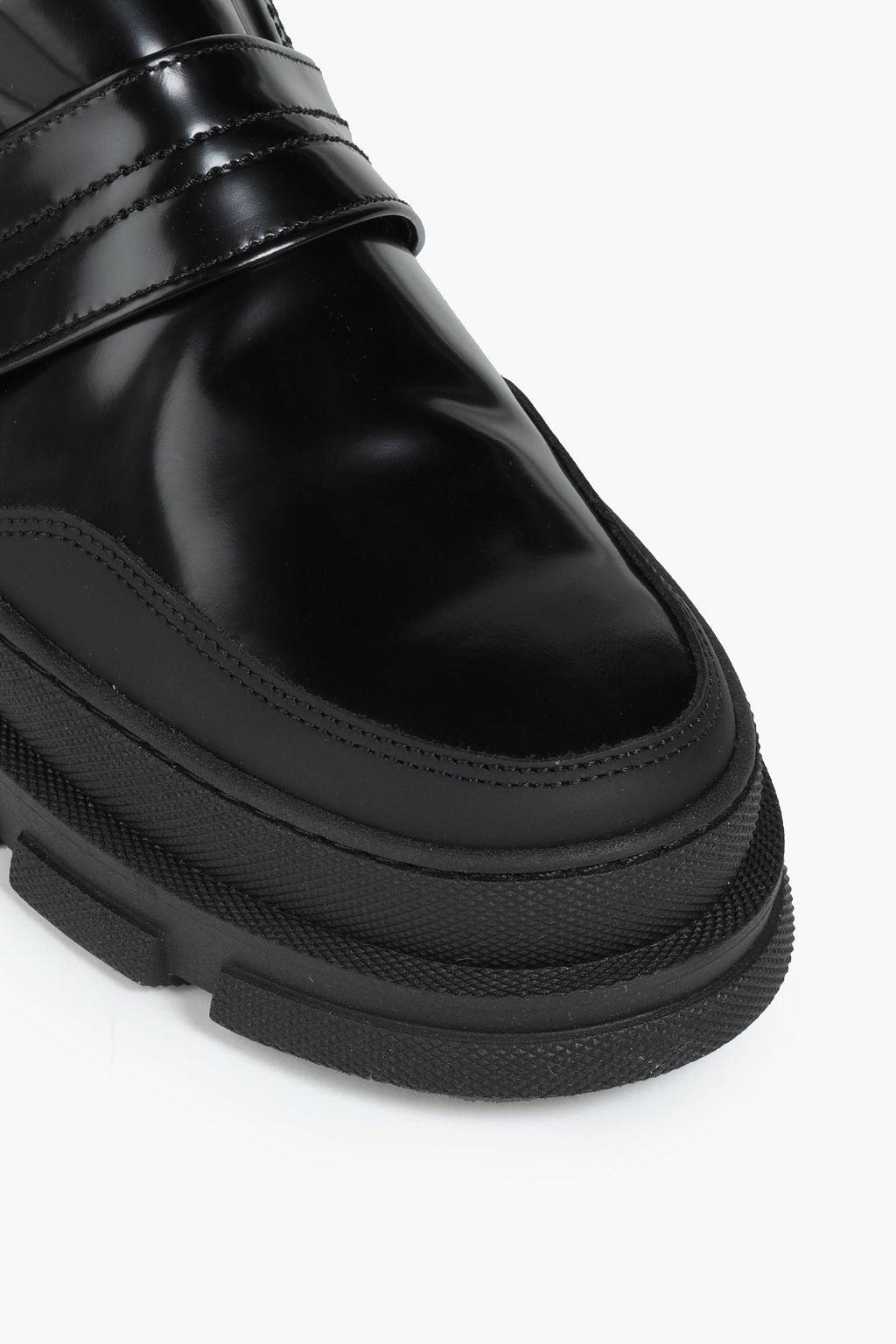 GANNI Leather loafers