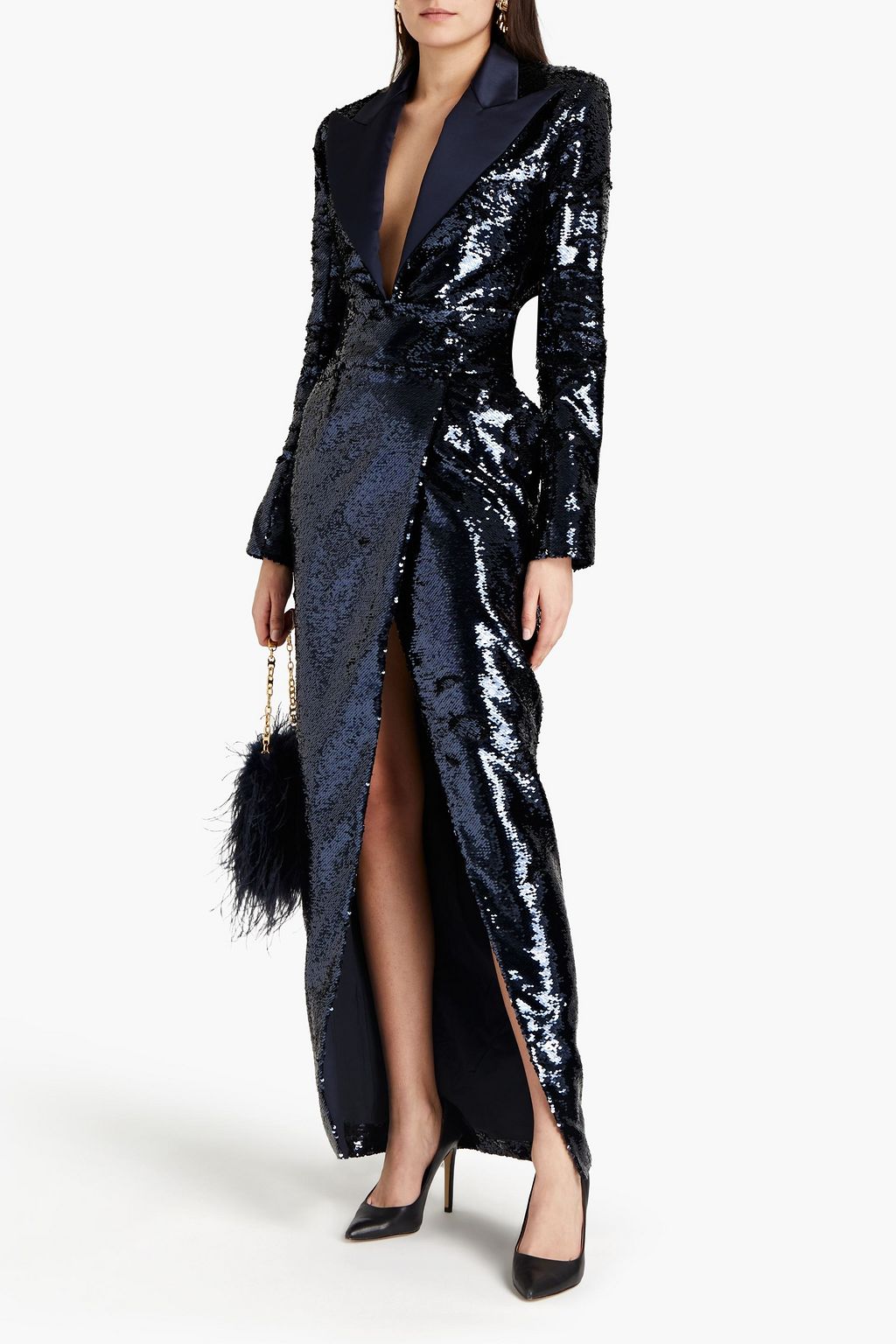 ALEXANDRE VAUTHIER Sequined satin gown
