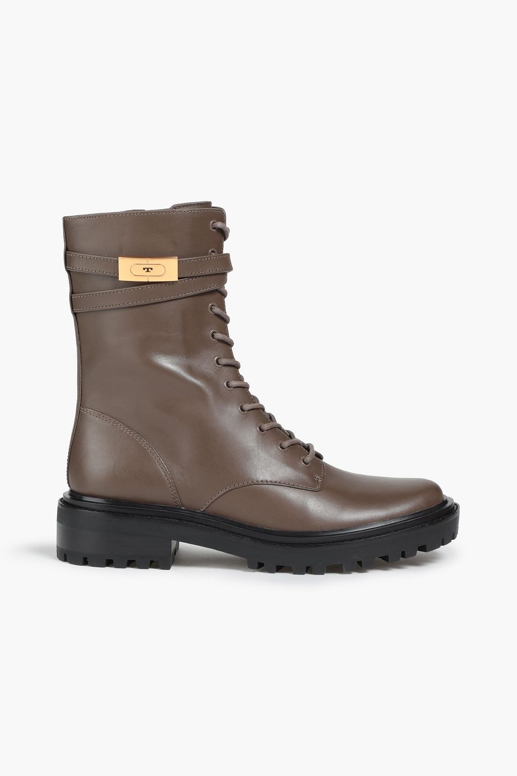 TORY BURCH Leather combat boots | Sale up to 70% off | THE OUTNET