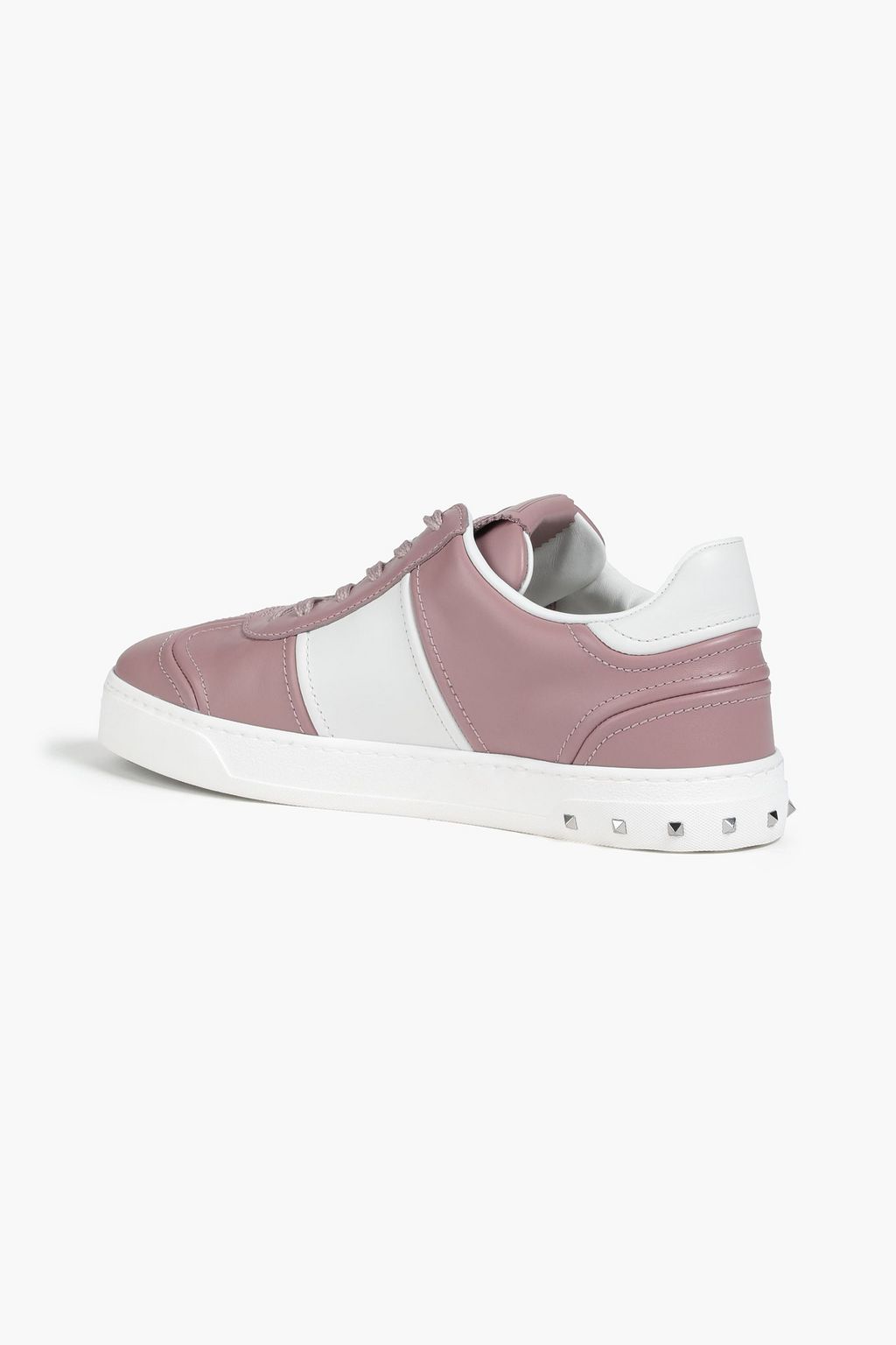 VALENTINO GARAVANI Untitled two-tone leather sneakers