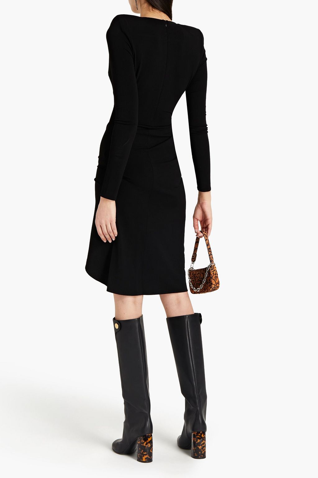 ALEXANDRE VAUTHIER Ruched jersey mini dress