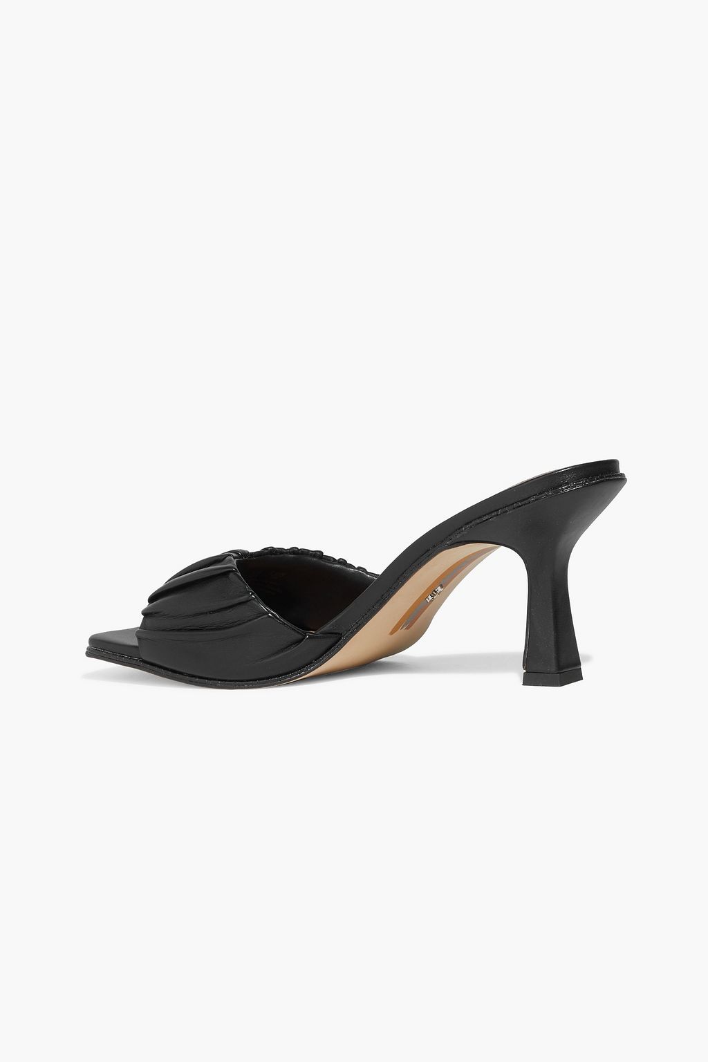 SAM EDELMAN Kittie pleated leather mules