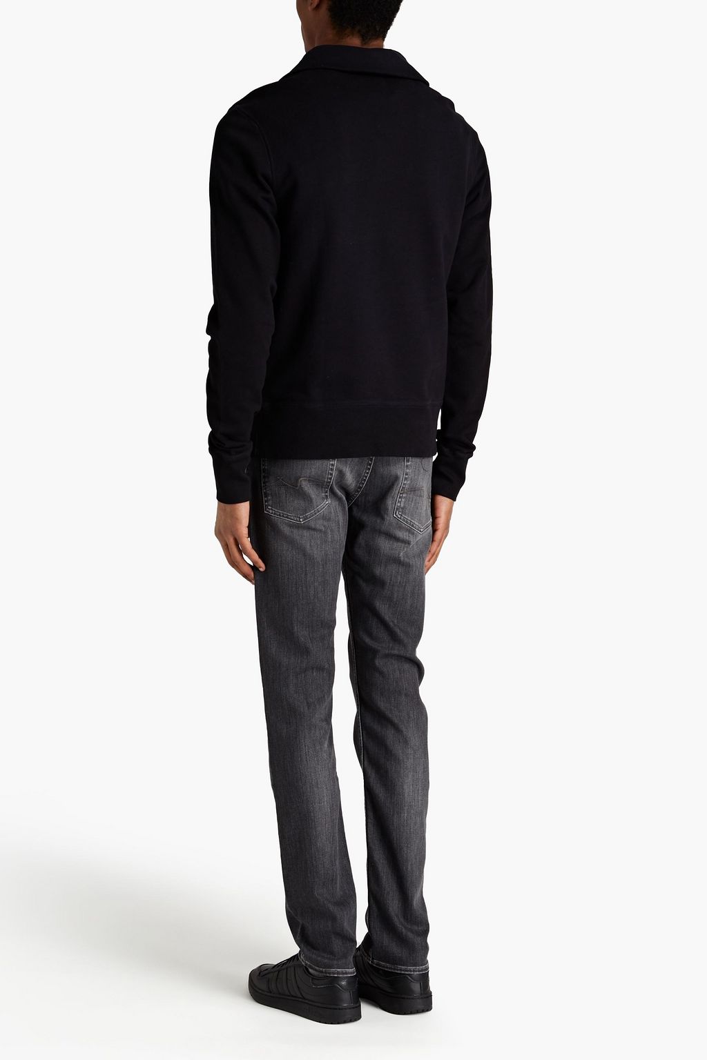 7 FOR ALL MANKIND French cotton-terry hoodie