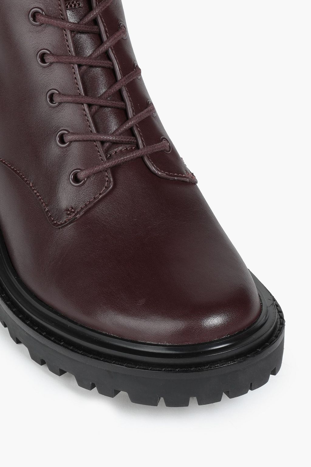TORY BURCH Leather combat boots