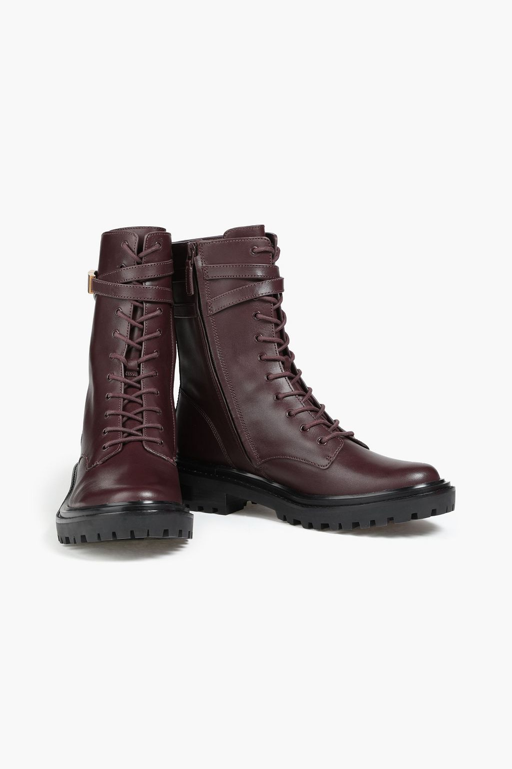 TORY BURCH Leather combat boots