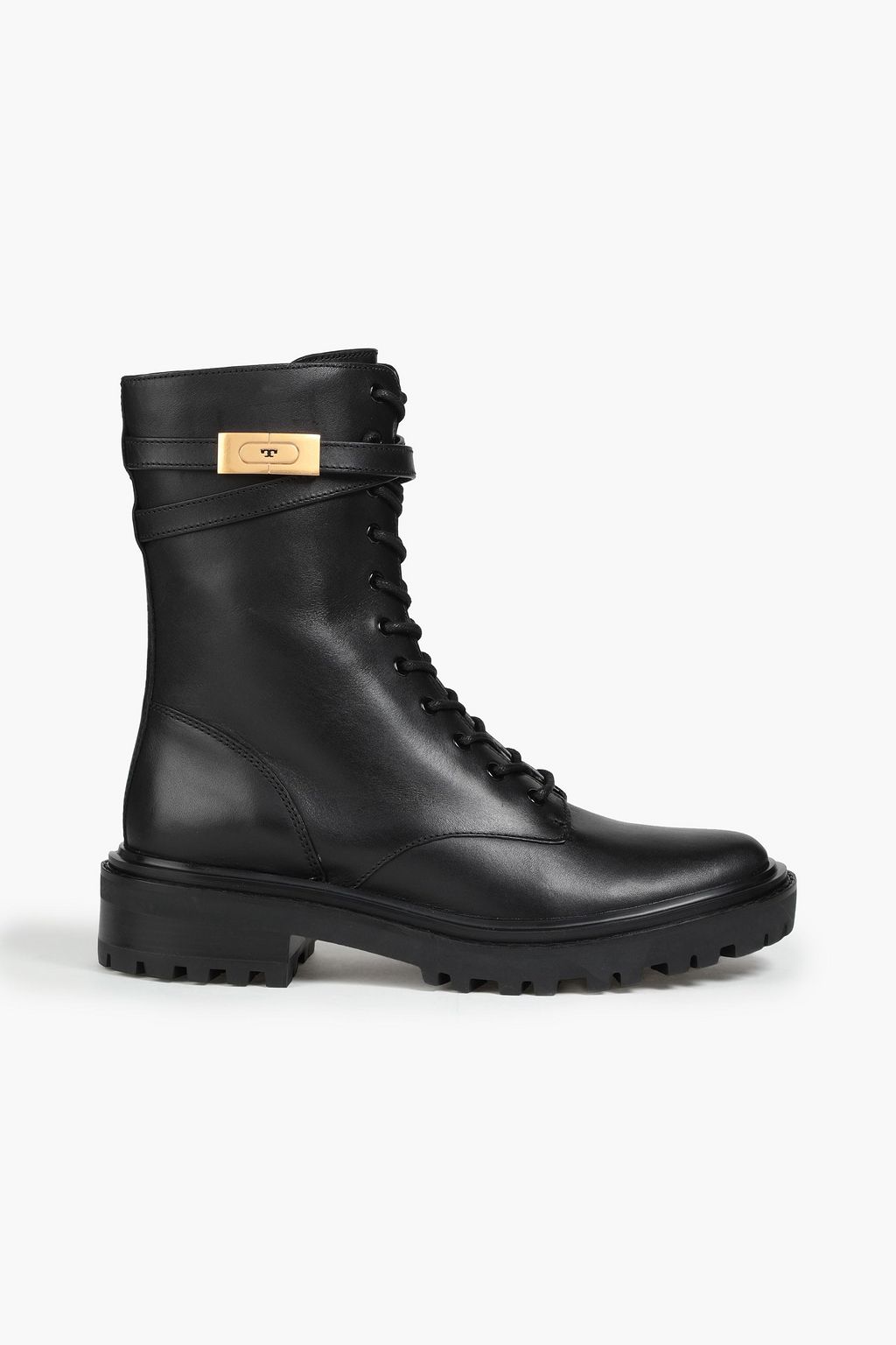 TORY BURCH Leather combat boots | Sale up to 70% off | THE OUTNET