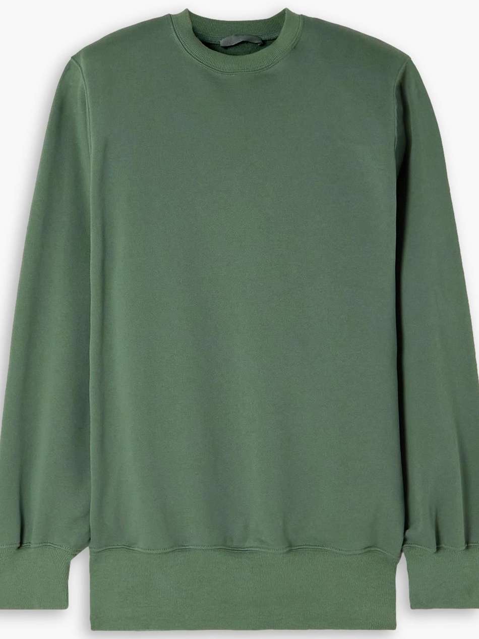 track cotton-jersey mini dress