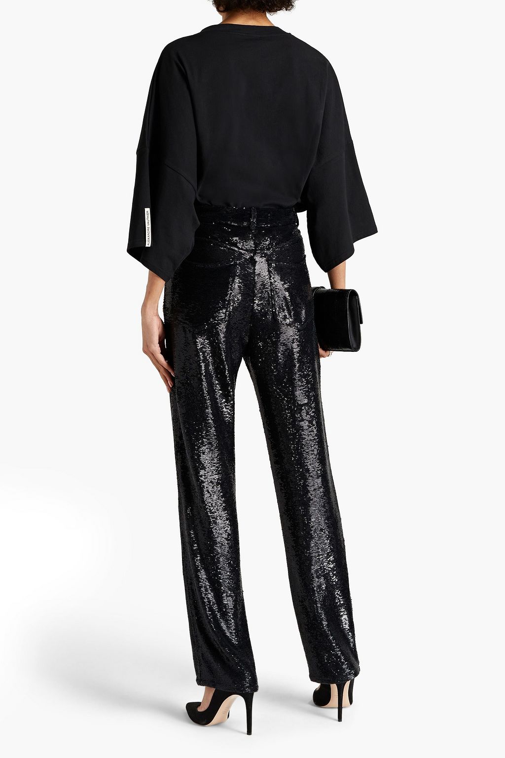 ALEXANDRE VAUTHIER Oversized cotton-jersey top