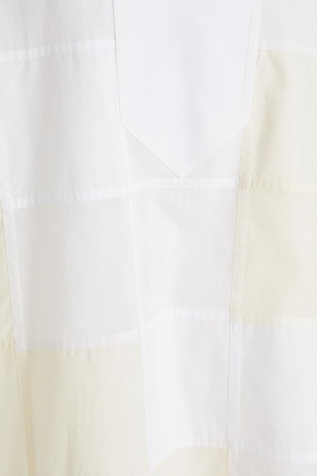 TORY BURCH Checked cotton-poplin blouse