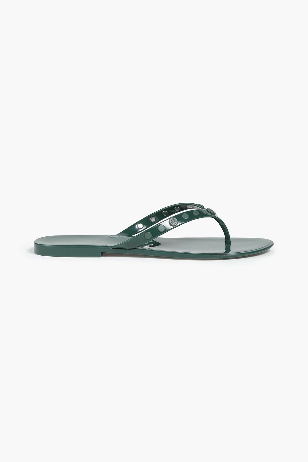 TORY BURCH Studded PVC flip flops | Sale up to 70% off | THE OUTNET