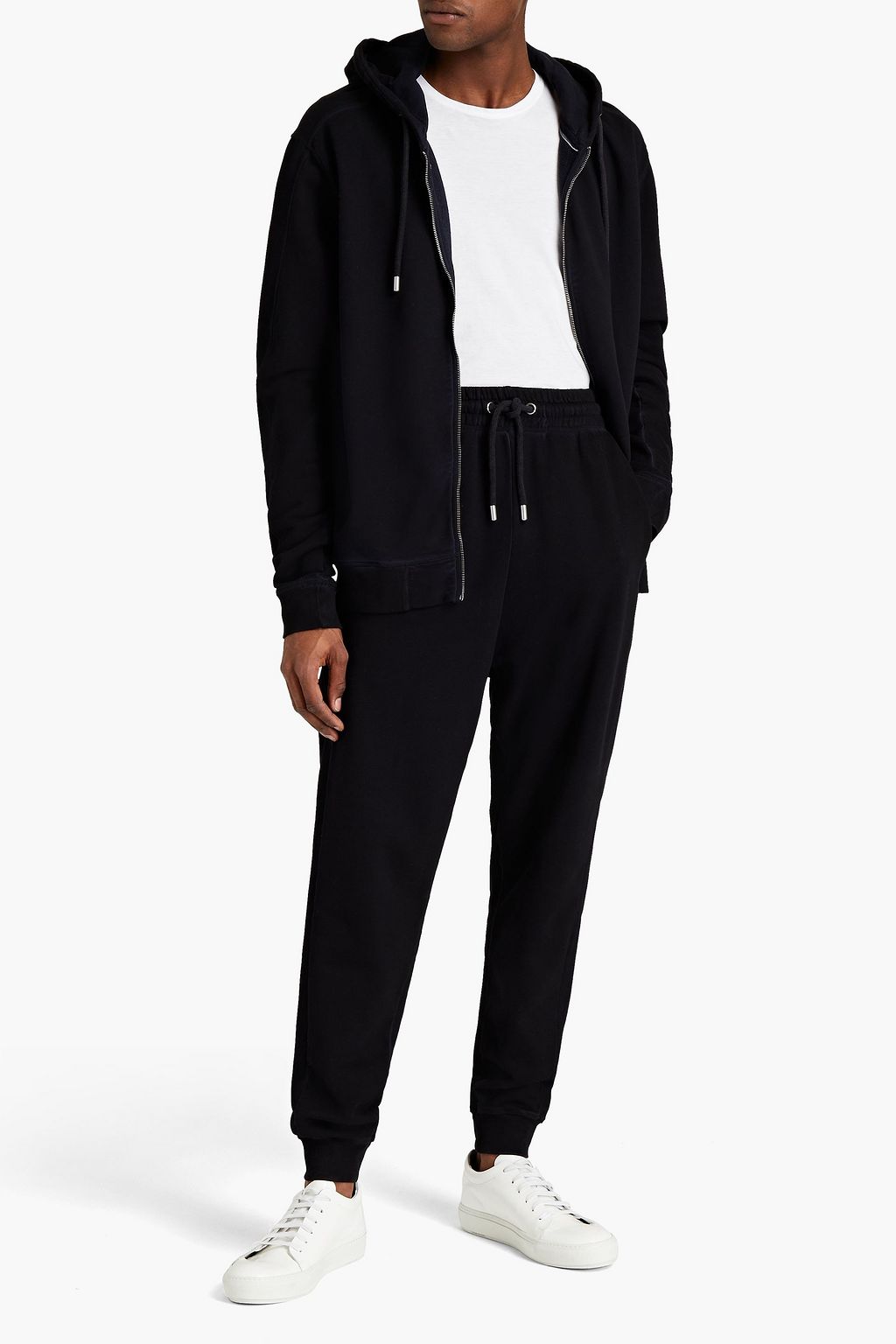 7 FOR ALL MANKIND French cotton-terry hoodie
