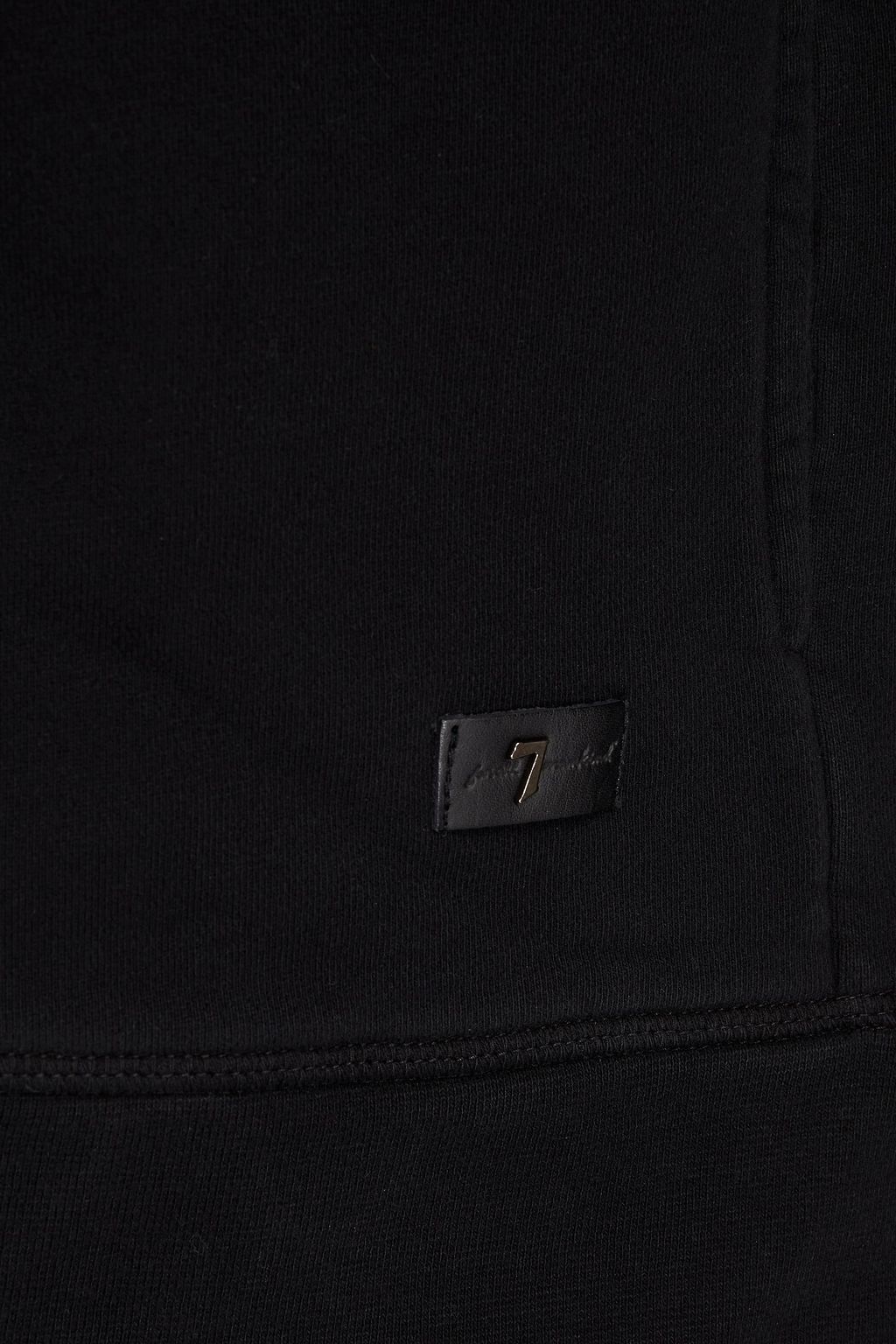 7 FOR ALL MANKIND French cotton-terry hoodie