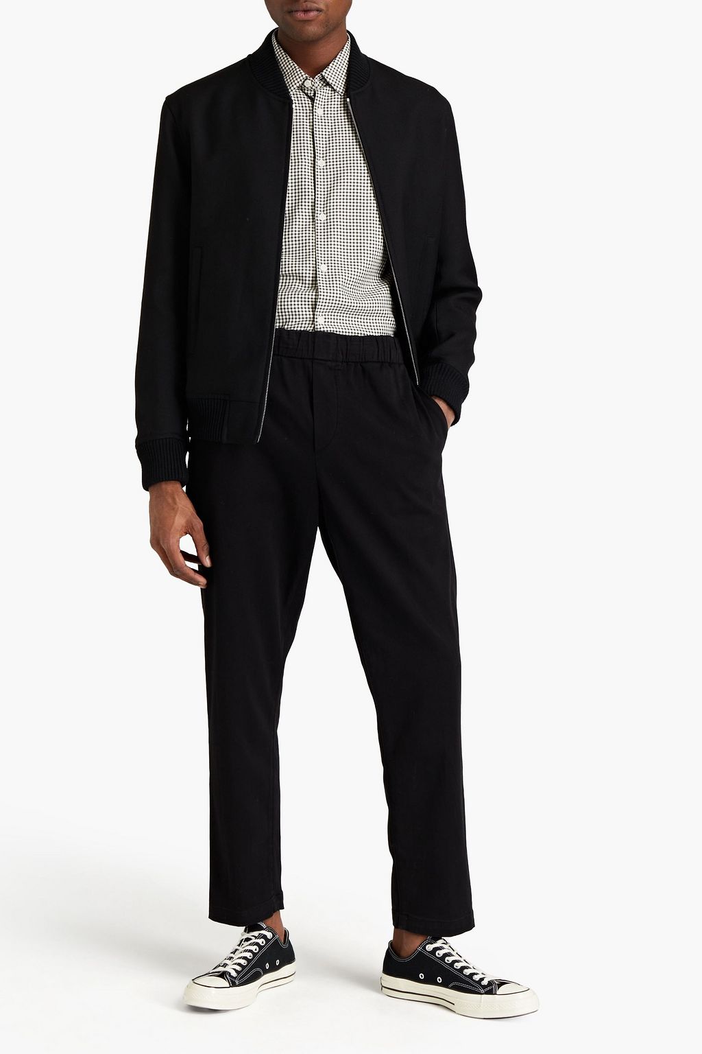 J BRAND Spadium cotton-blend sateen chinos
