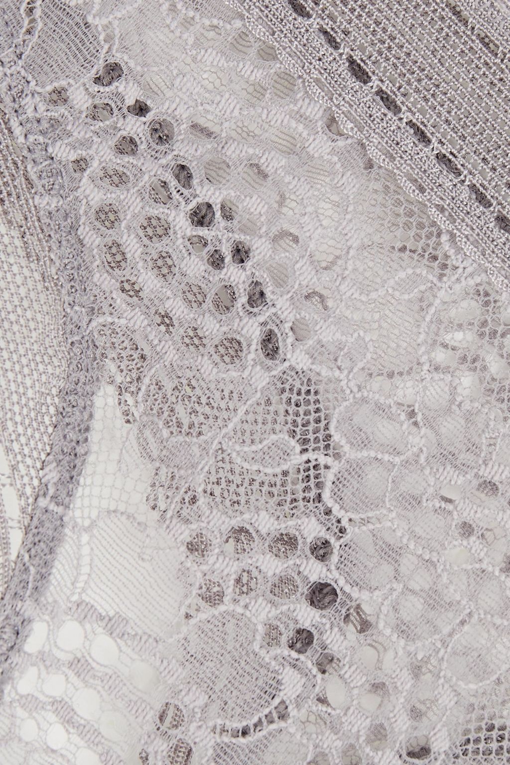 ERES Picot-trimmed corded lace mid-rise thong