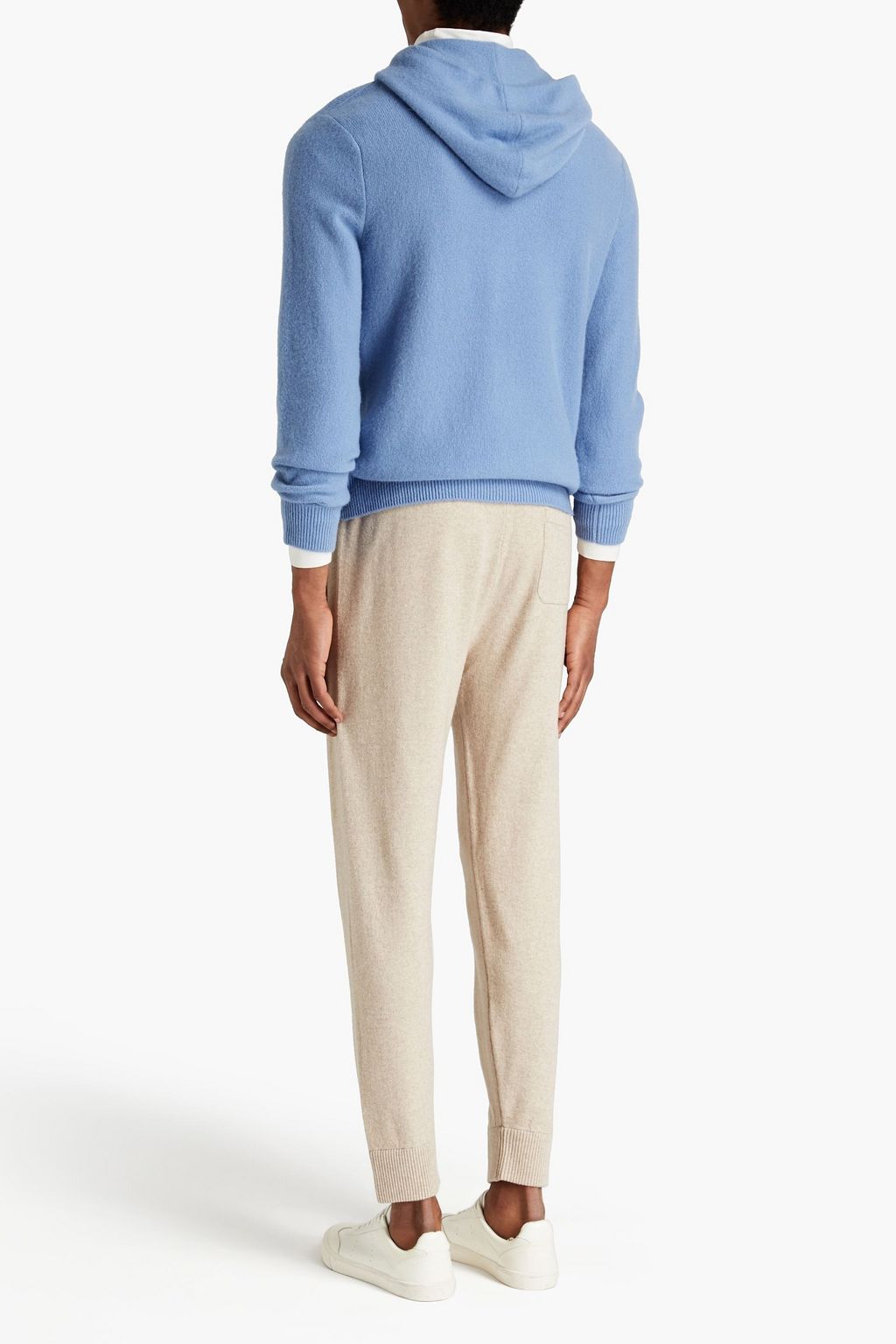VINCE. Mélange wool-blend track pants