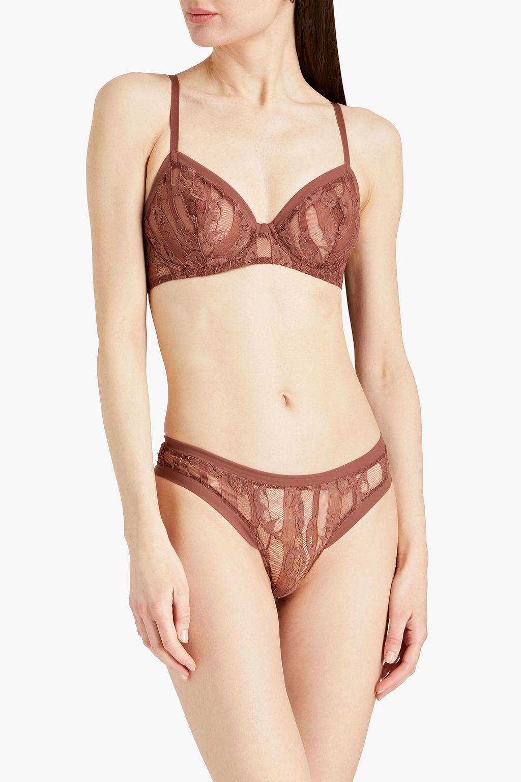 ERES Stretch-lace underwired bra