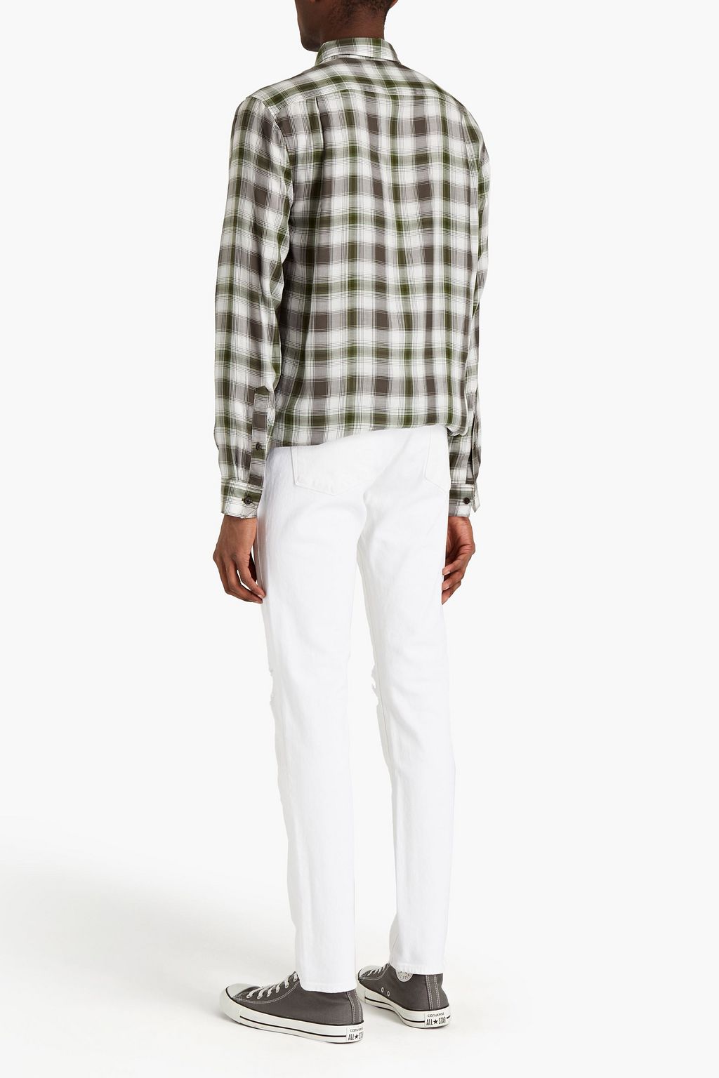 J BRAND Mick skinny-fit distressed denim jeans