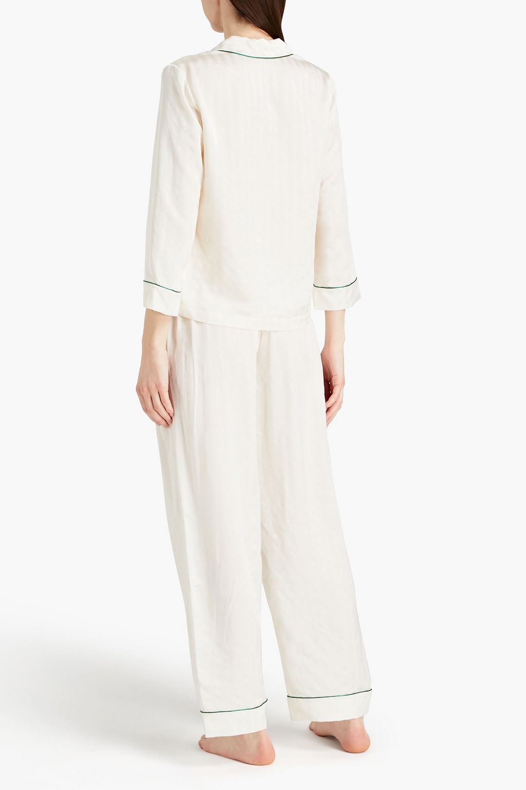 ERES Silk-satin crepe pajama top