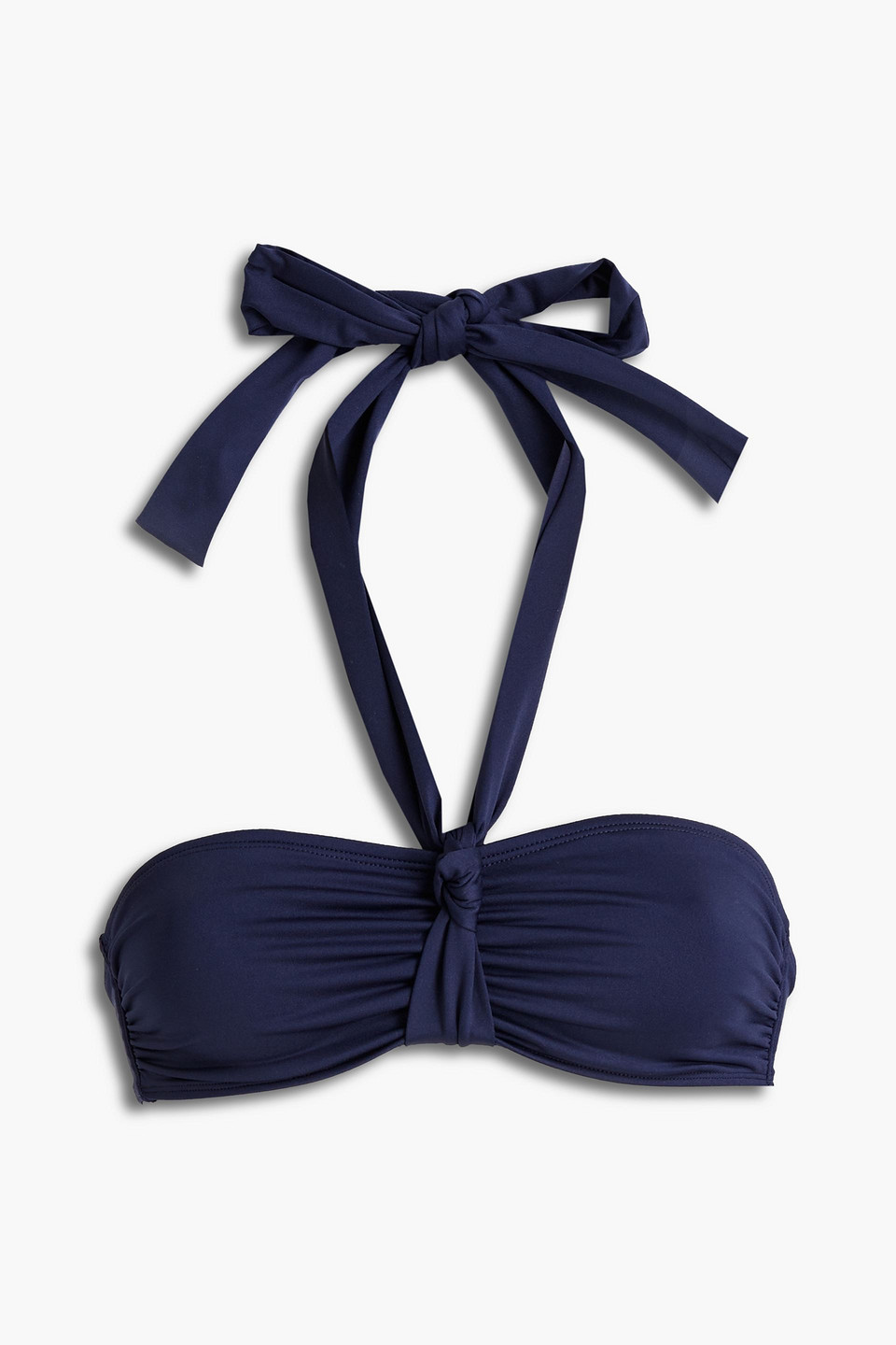 Asceno Verona Bikini Top In Navy In Navy