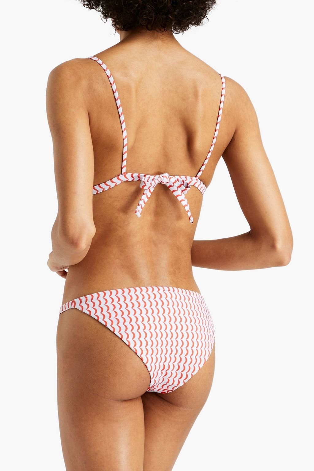 ASCENO The Biarritz printed low-rise bikini briefs