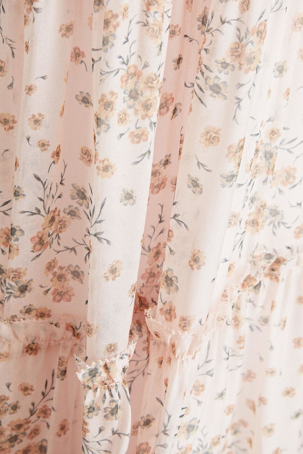 CAMI NYC Egle tiered floralprint silkchiffon midi dress THE