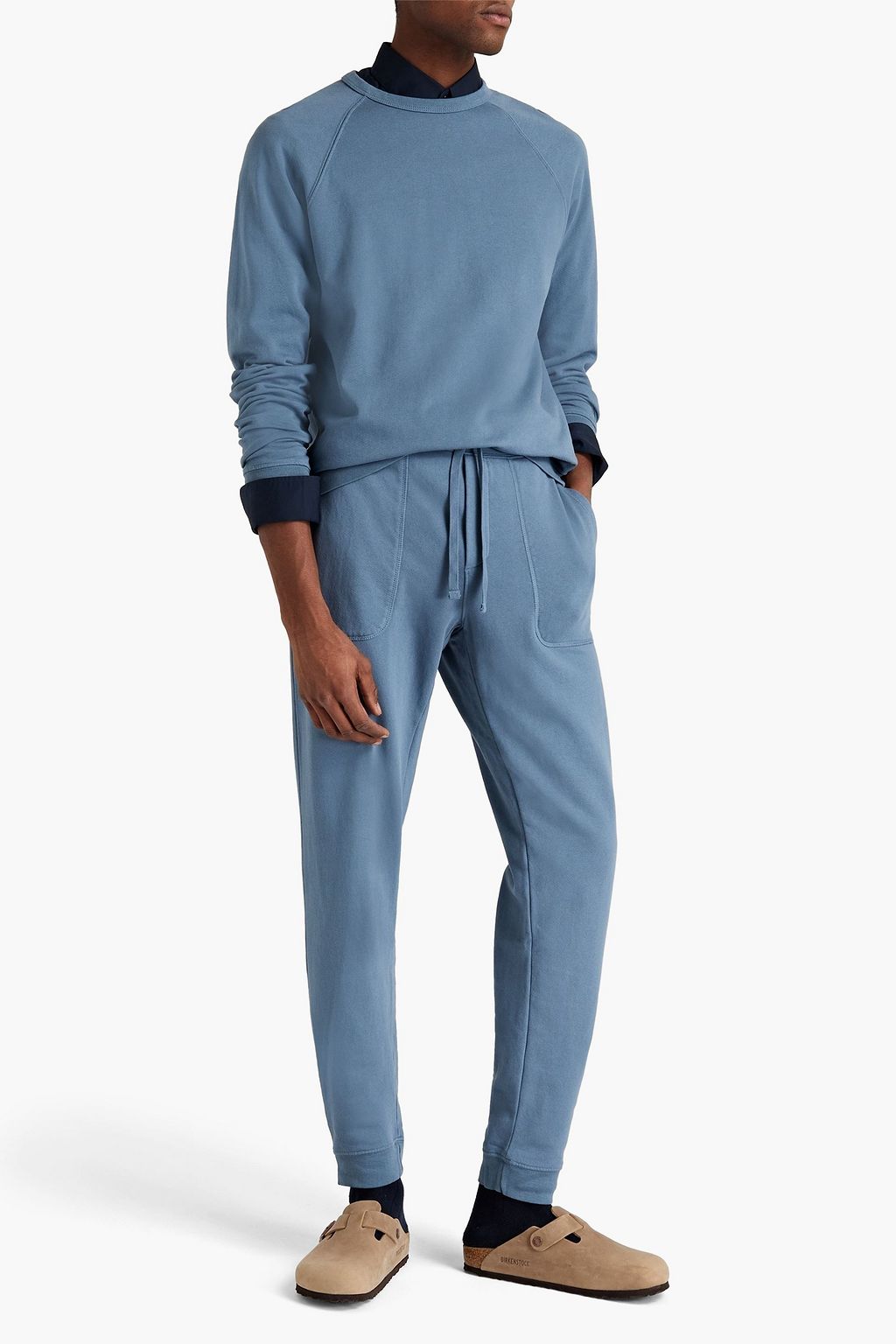 VINCE. French cotton-terry sweatshirt