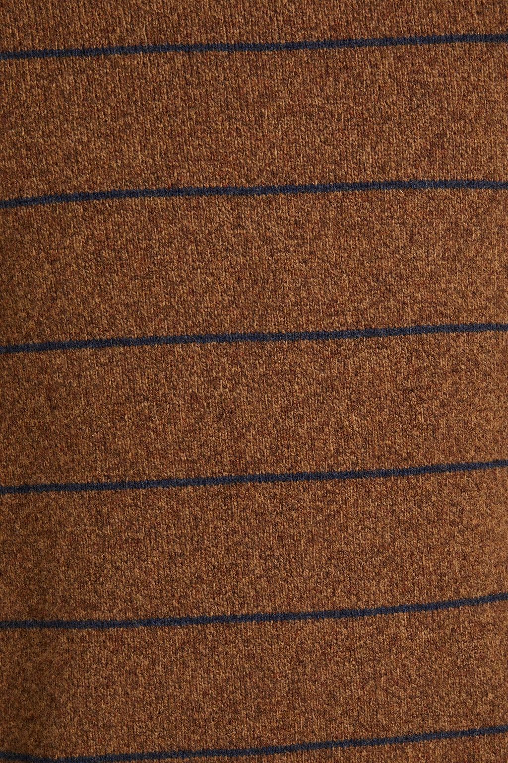 VINCE. Striped wool-blend turtleneck sweater