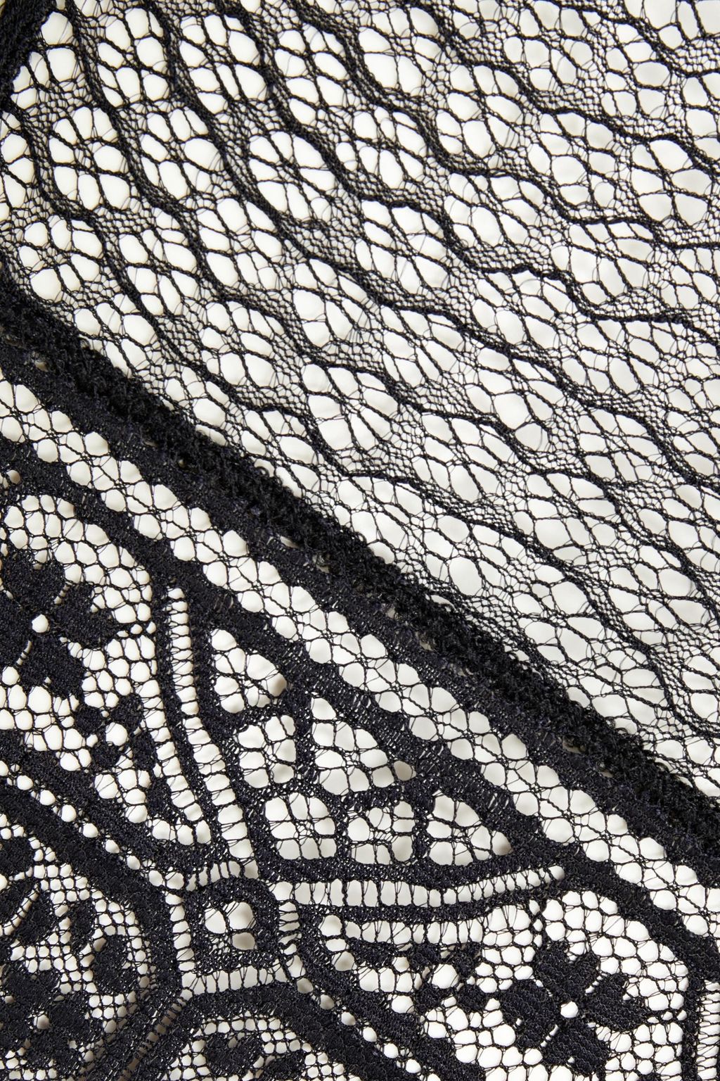 ERES Lace-paneled stretch-jersey bodysuit