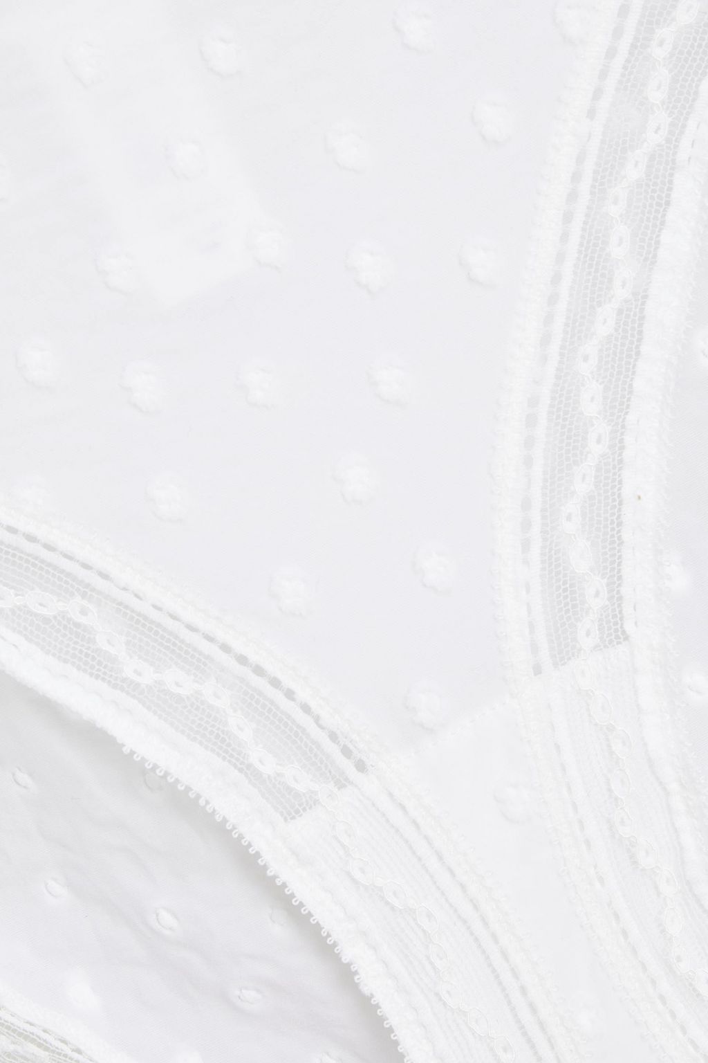 ERES Swiss-dot satin-jersey mid-rise briefs