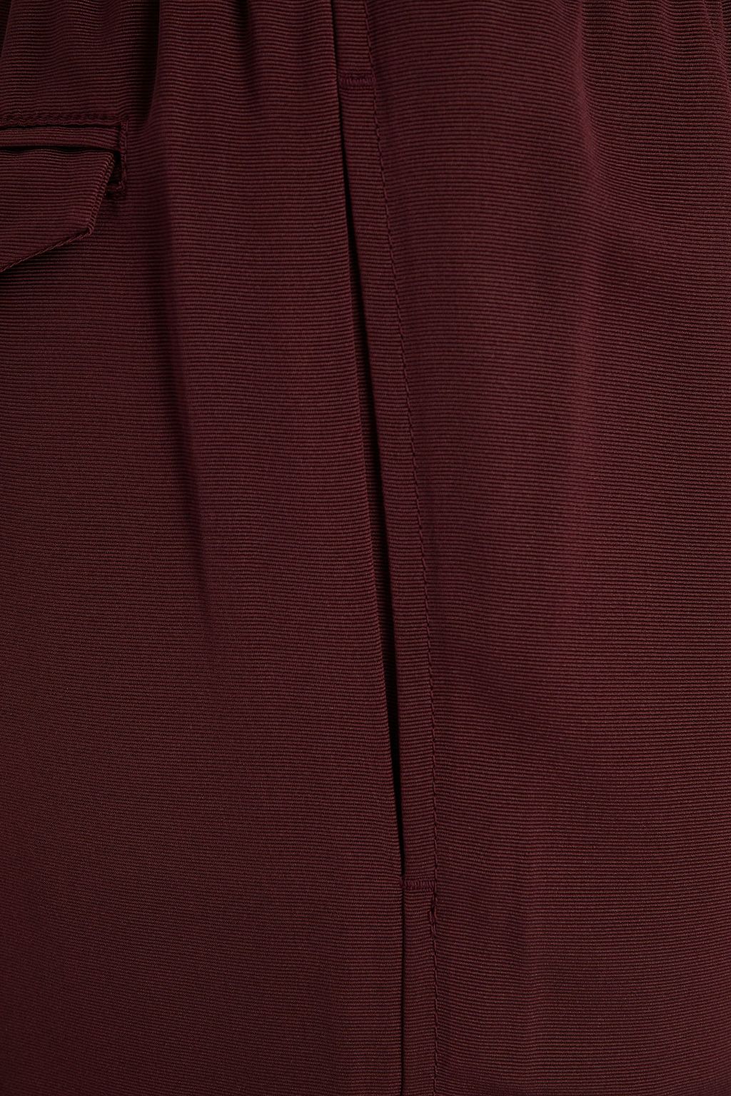 VALENTINO GARAVANI Silk-faille straight-leg pants