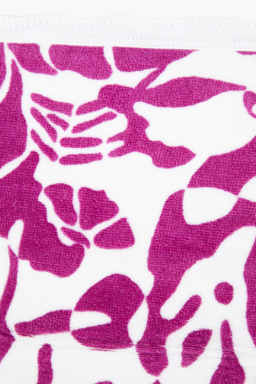 ERES Printed terry pouch