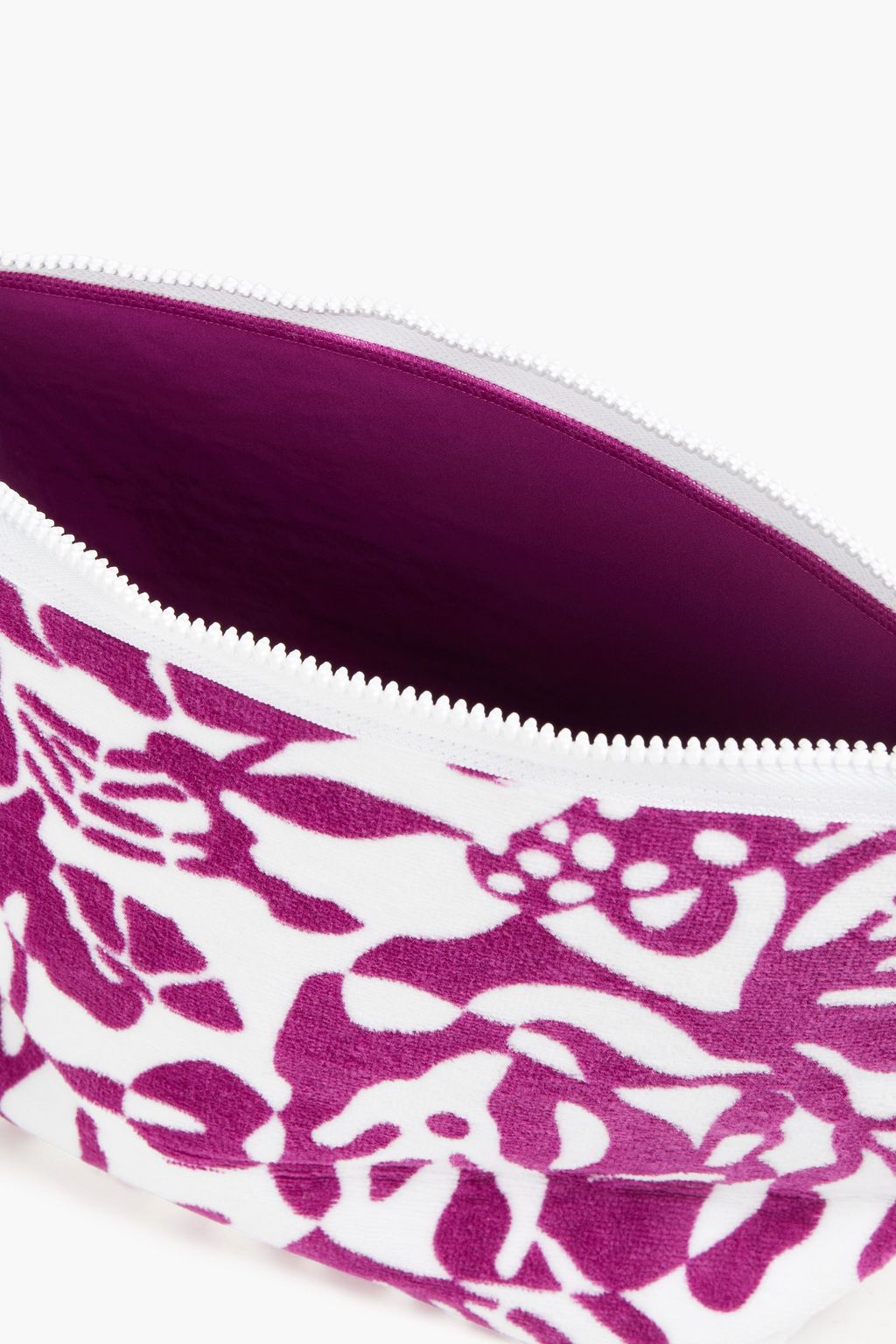 ERES Printed terry pouch