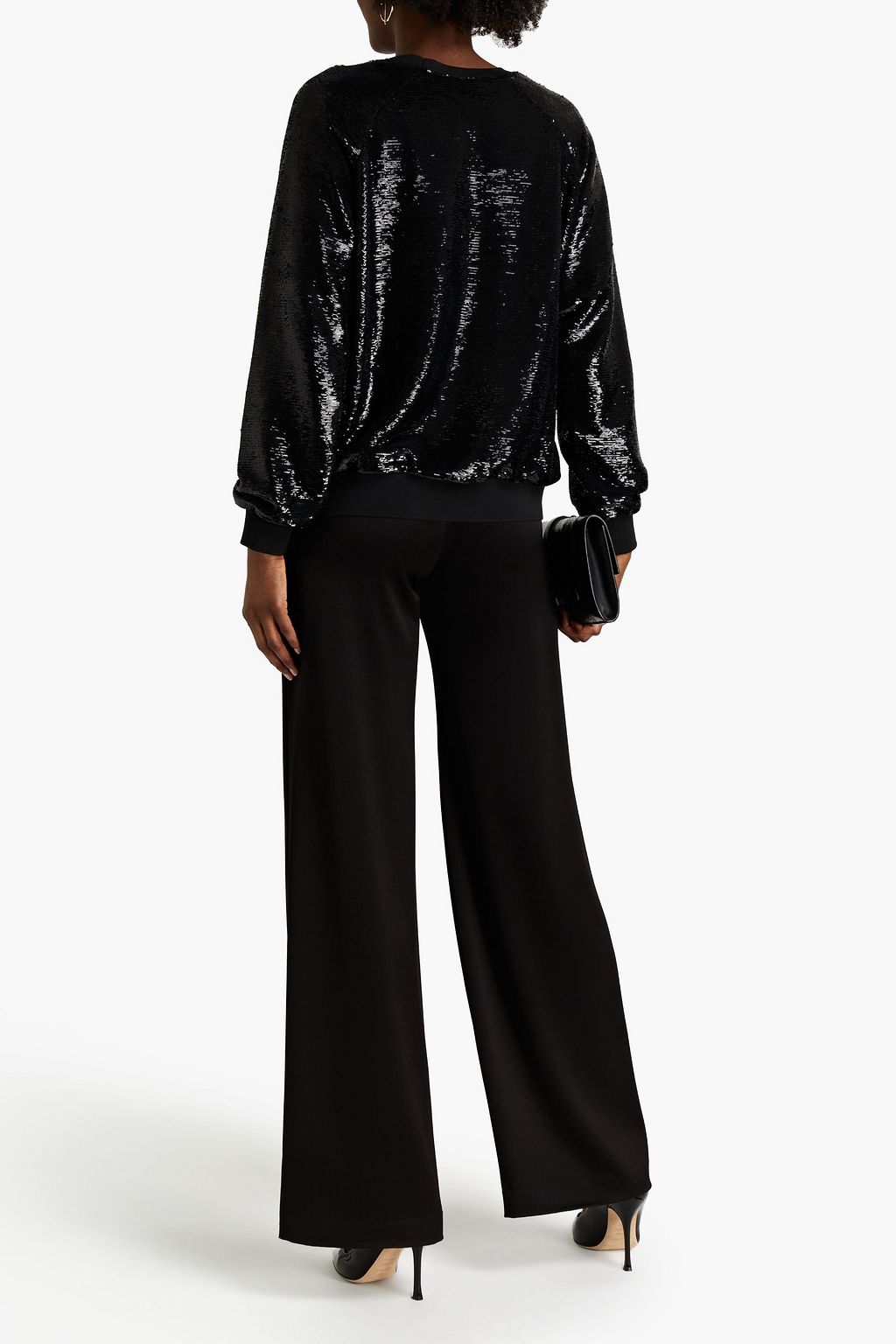 ALEXANDRE VAUTHIER Sequined knitted top