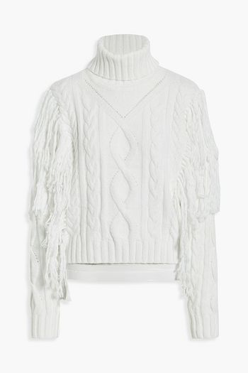 ronny kobo yeva cable knit sweater