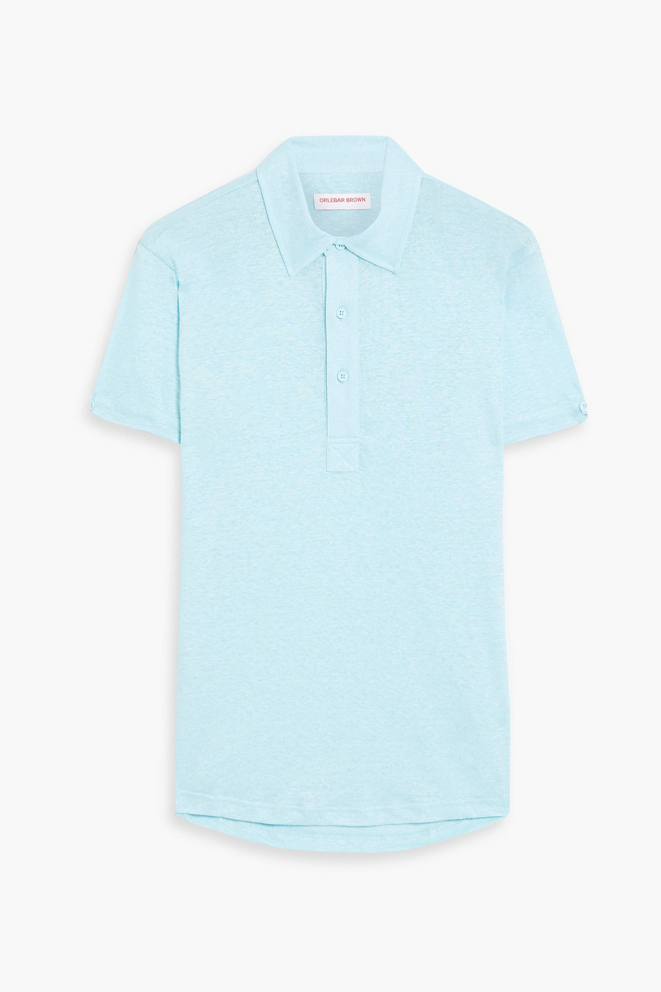Sebastian linen-jersey polo shirt