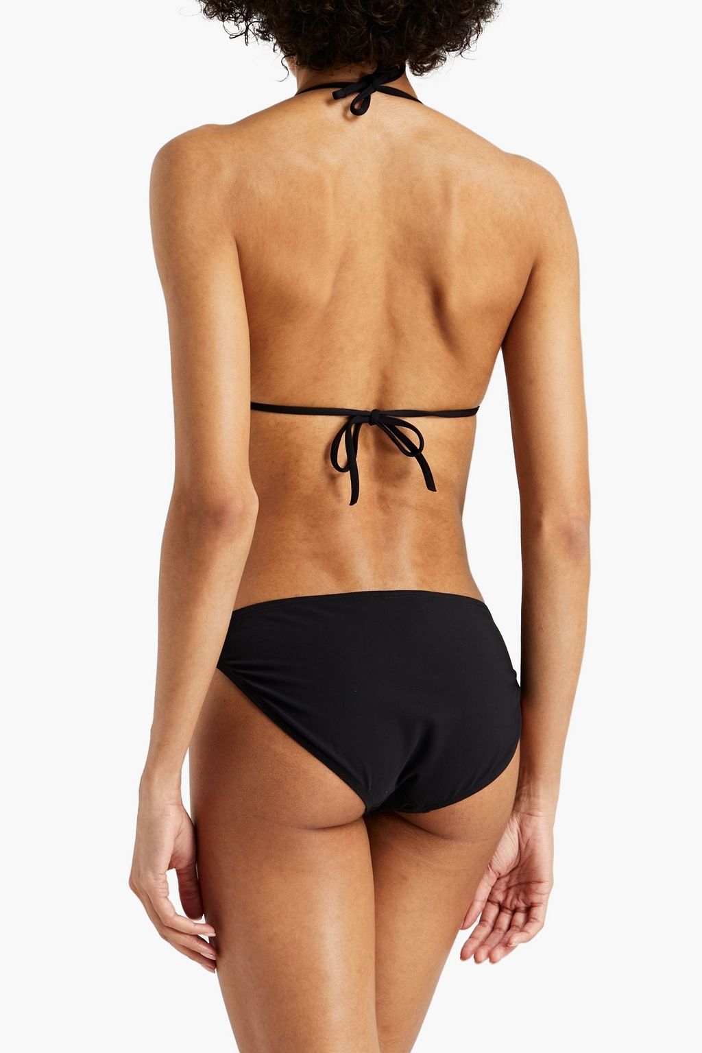 ERES Veston stretch-seersucker triangle bikini top