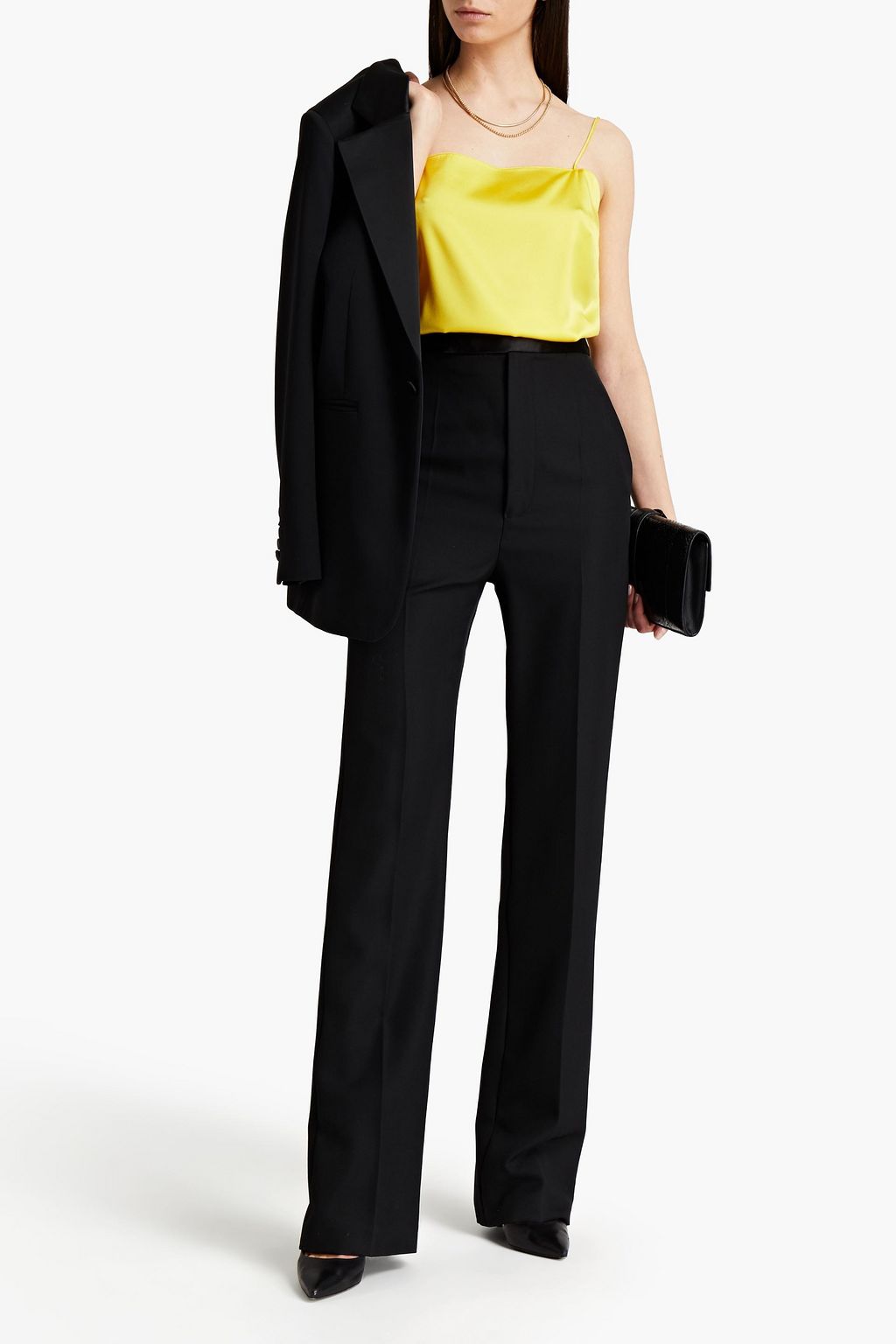 ALEXANDRE VAUTHIER Stretch-silk satin camisole