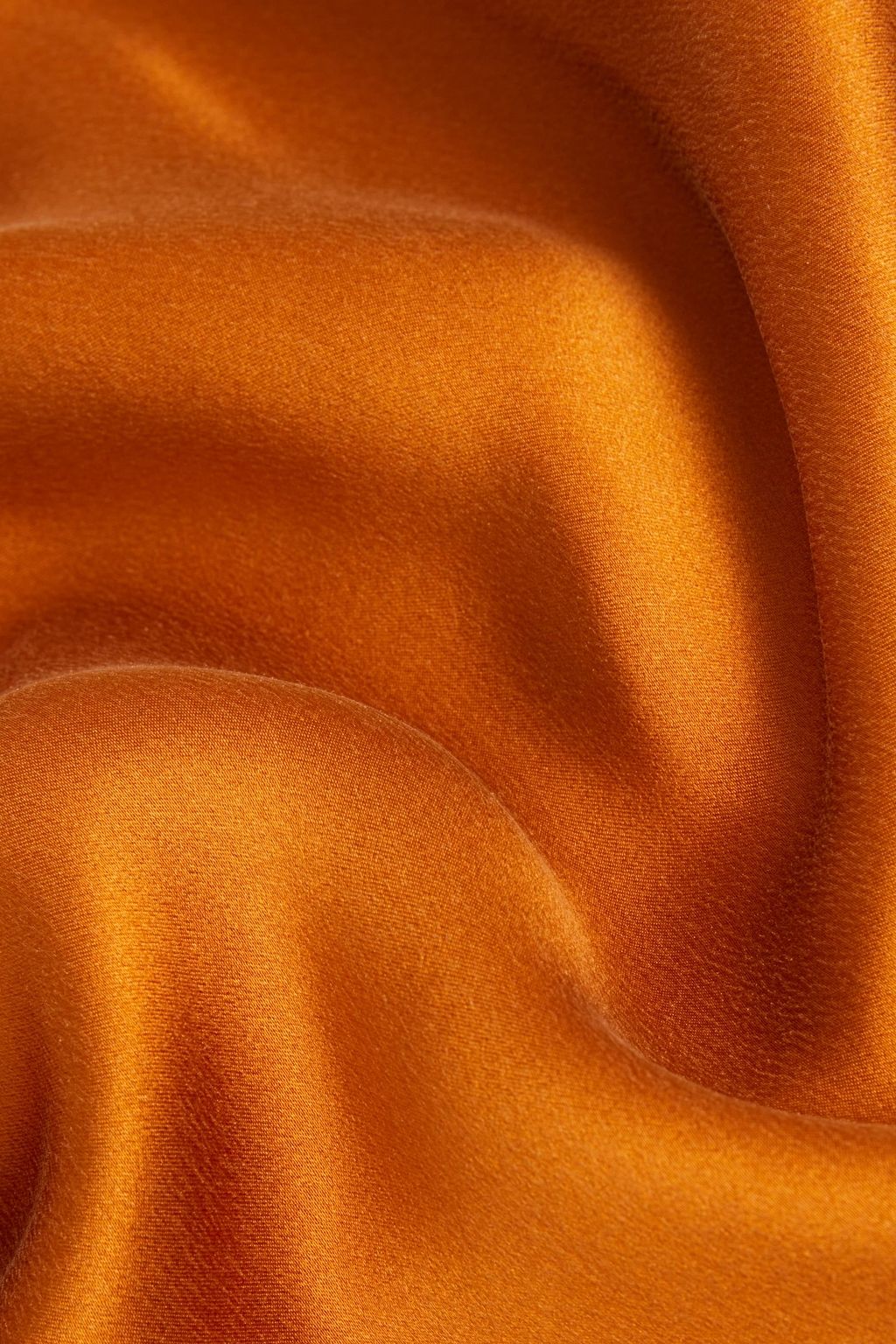 ASCENO The Bordeaux silk-satin midi dress