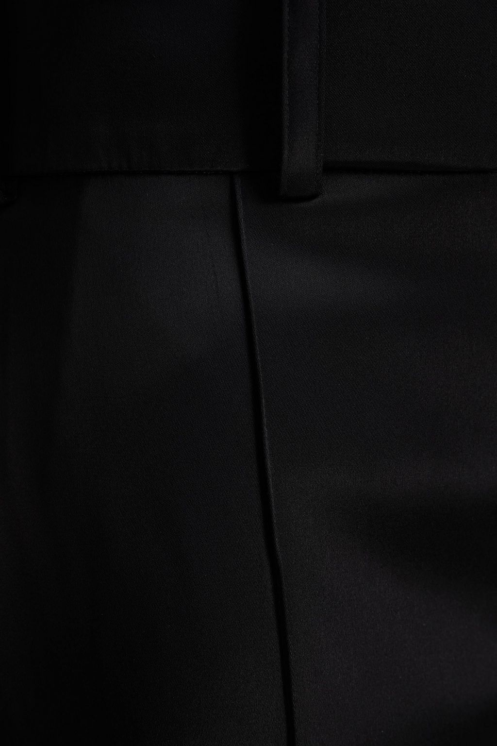 ALEXANDRE VAUTHIER Cropped stretch-satin straight-leg pants
