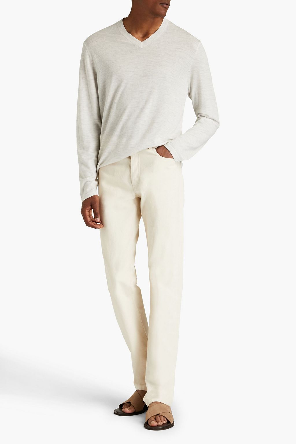 VINCE. Wool and cashmere-blend sweater