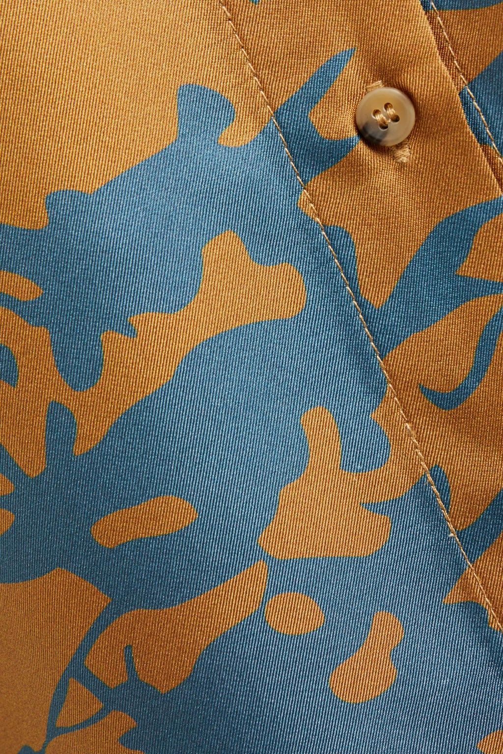 ASCENO The Paris printed silk-twill shirt