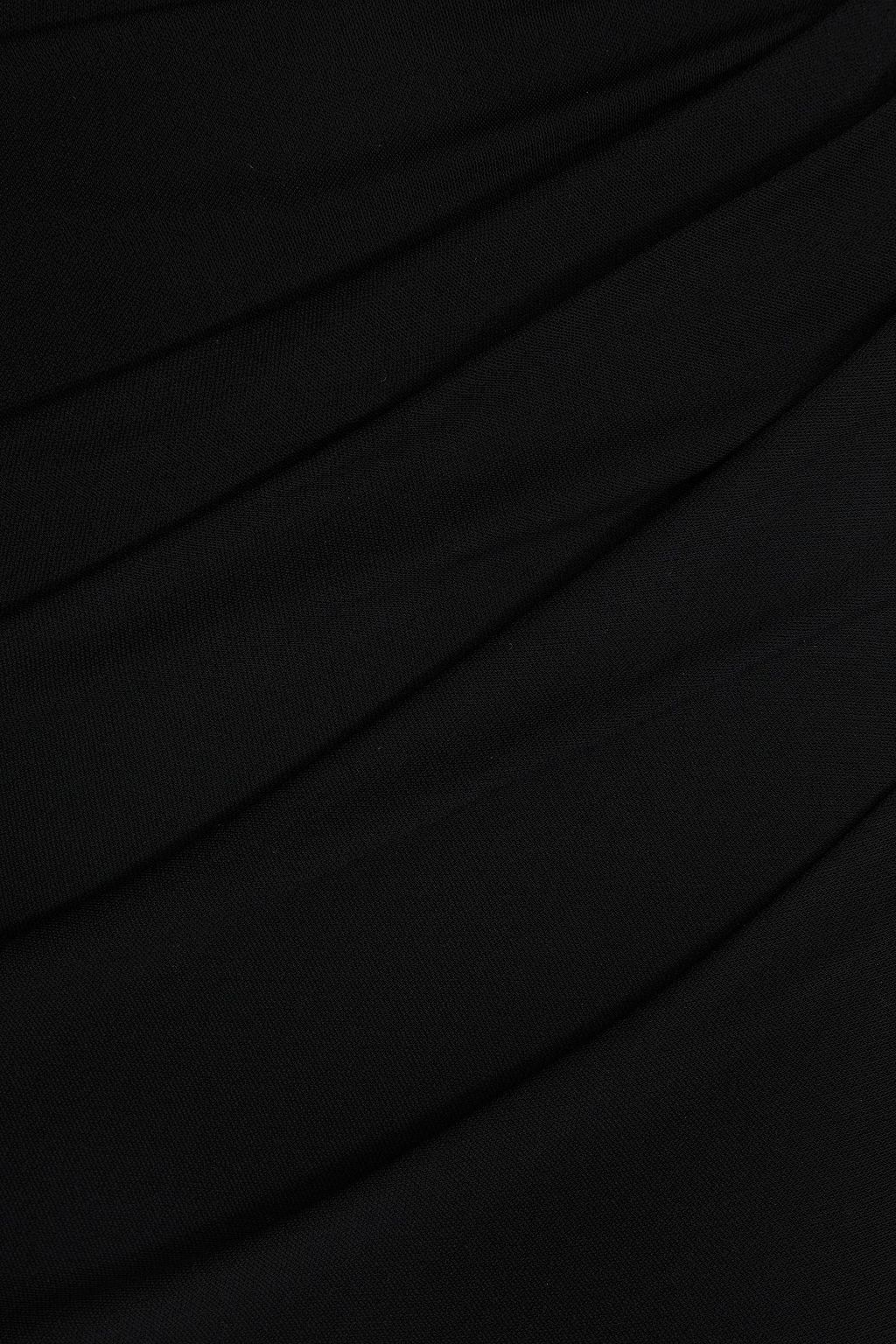 ALEXANDRE VAUTHIER Draped ruched stretch-jersey mini skirt